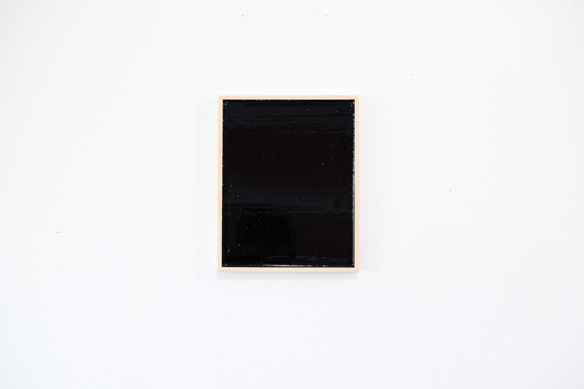 Only Black 01, 8” x 10”, Acrylic on wood panel, 2019