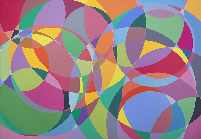 Untitled GH5, 2016. Acrylic on Canvas, 135 x 197 cm