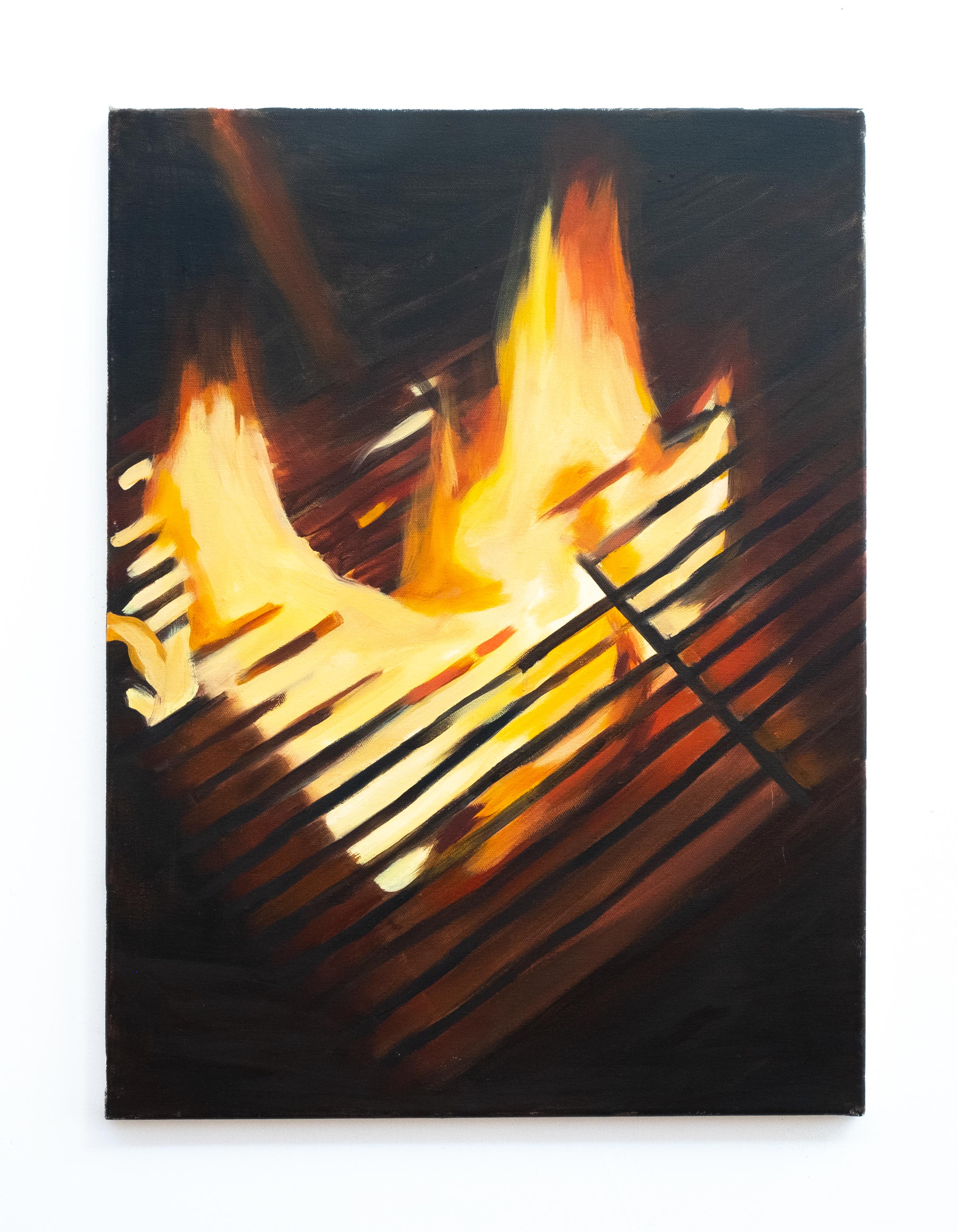 The barbecue, oil on canvas, 24 x 18 inches, 2015
