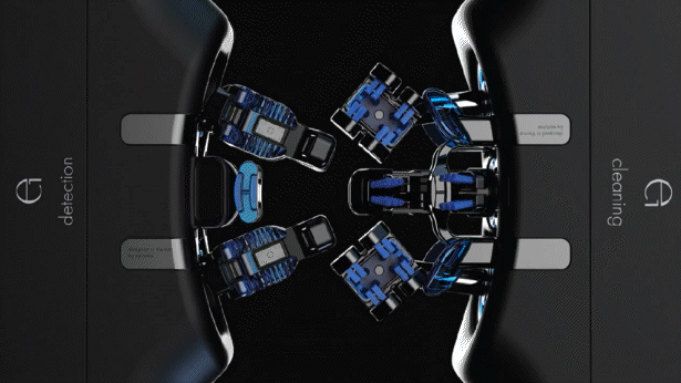 epitome brand identity applied on the main product: e1