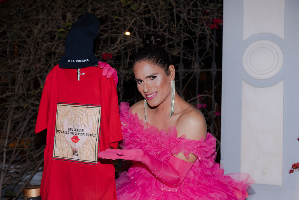 Vicky R&iacute;os showcasing her brand La Chusma at the entrepreneurship fair