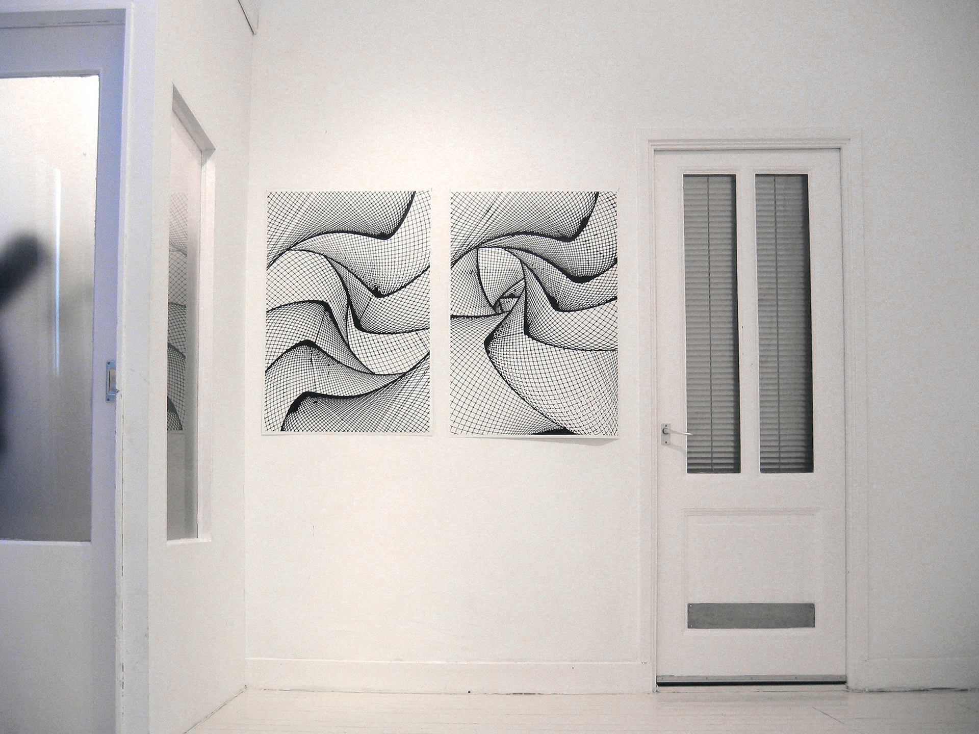 Ebene#22/#23 | 70x100 cm | ink-synthetic paper | 2009