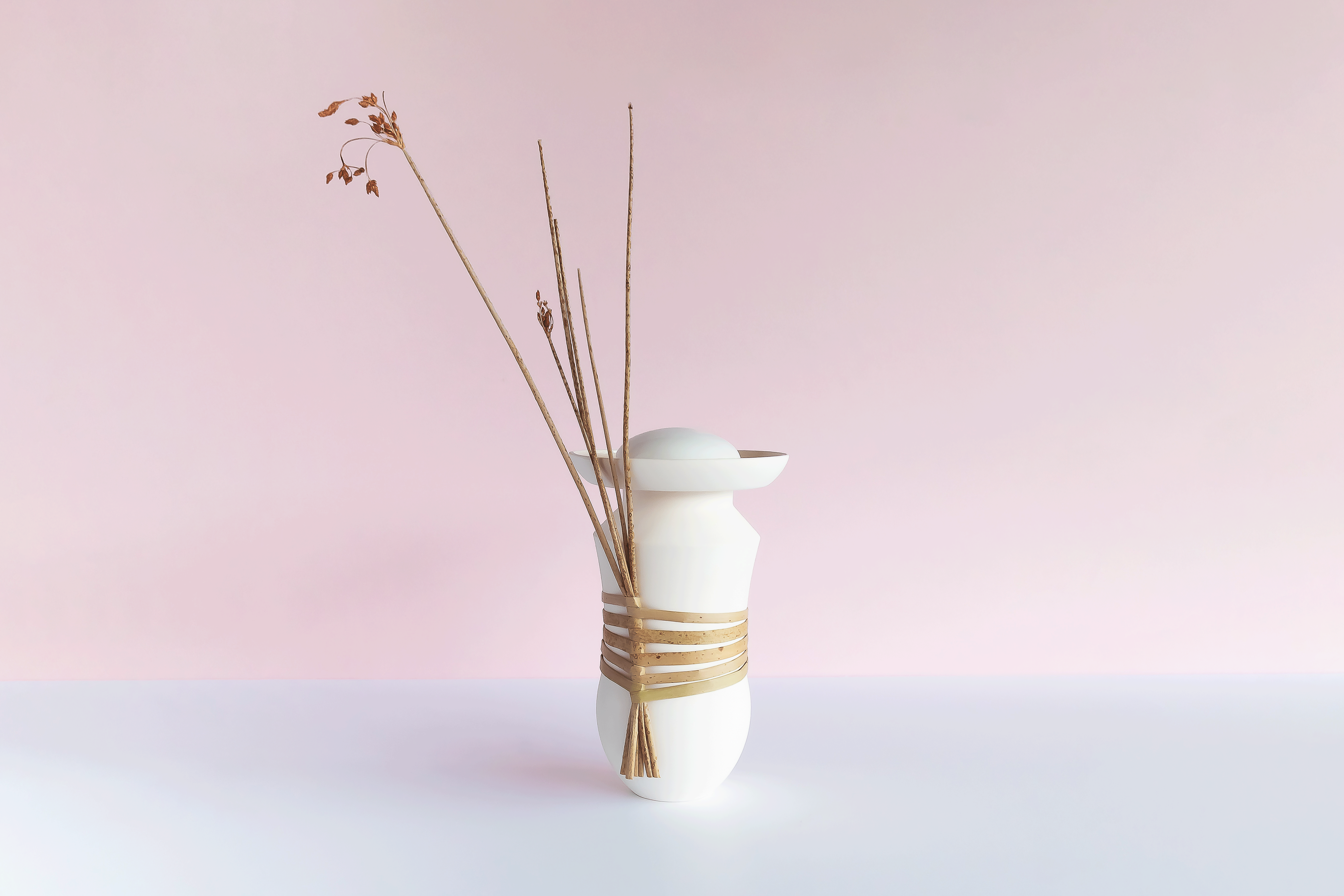 04. Fermentation jar. [Earthenware, rush].