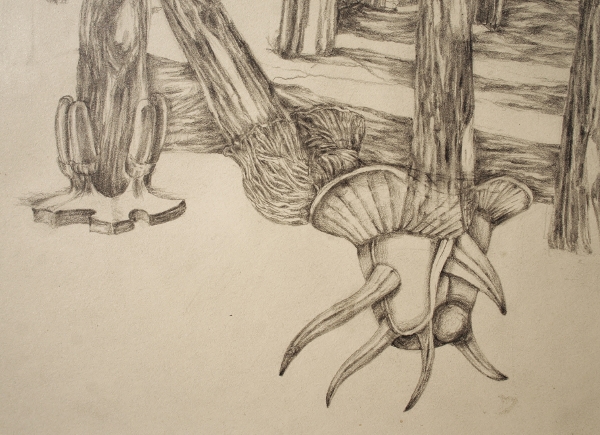 (Detail) Untitled 2017 Pencil on paper 42x35cm