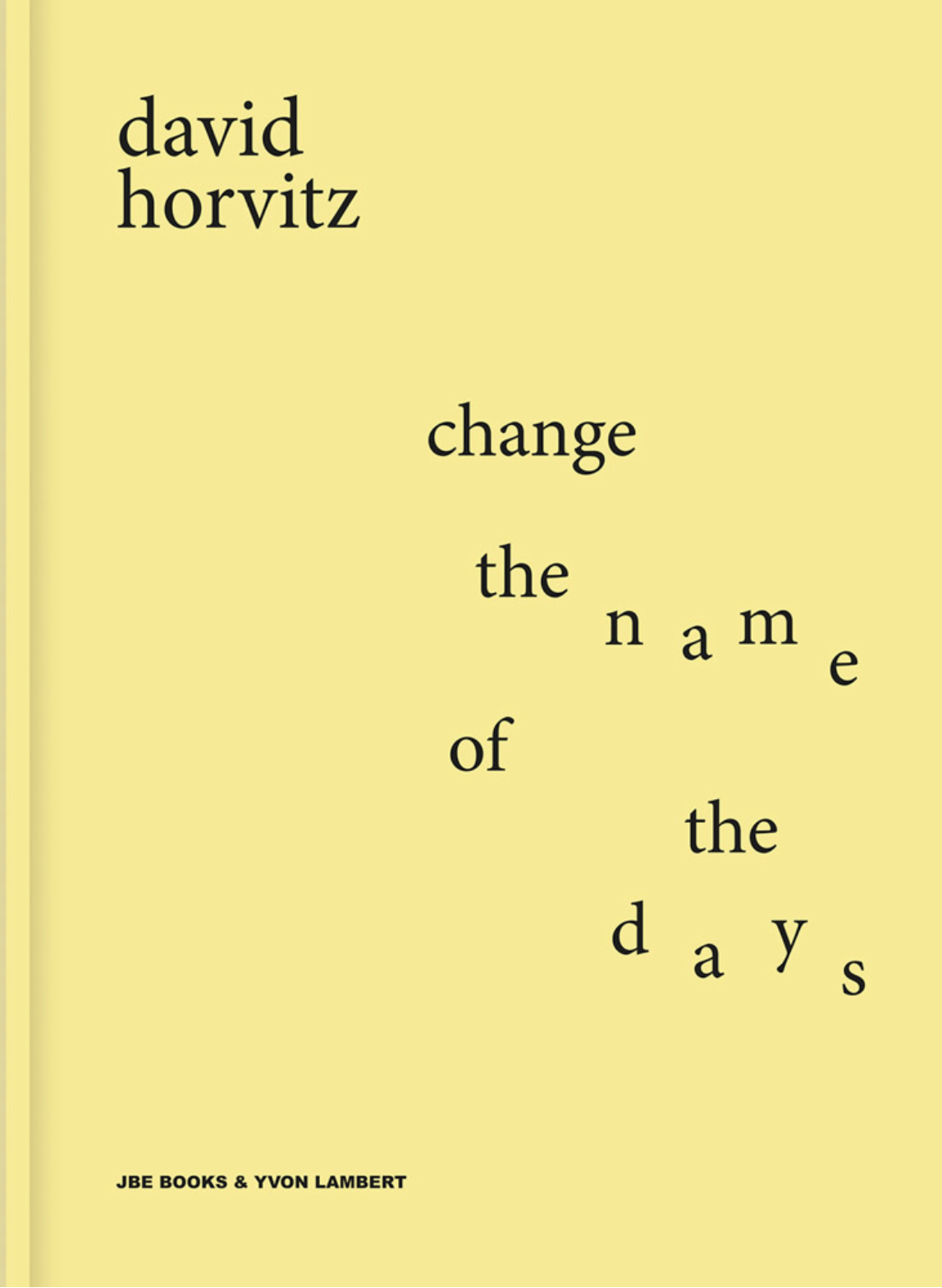 Change the name of the days