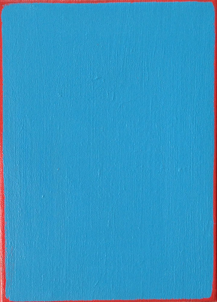 Sur le bord, huile sur toile, 33 x 24 cm,2016