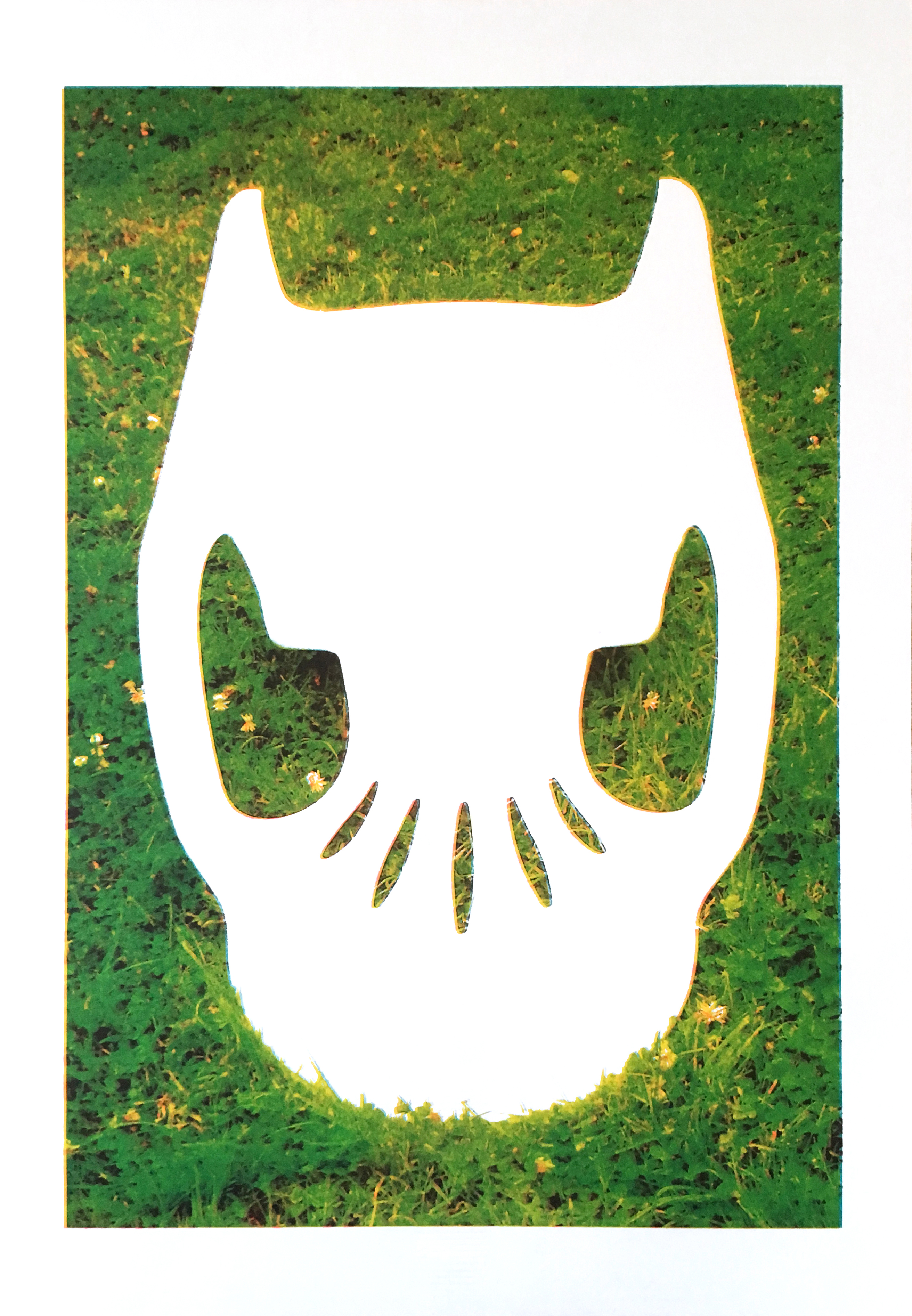 UPSIDE DOWN PLASTIC CHAIR - A3 RISO PRINT - 35 €