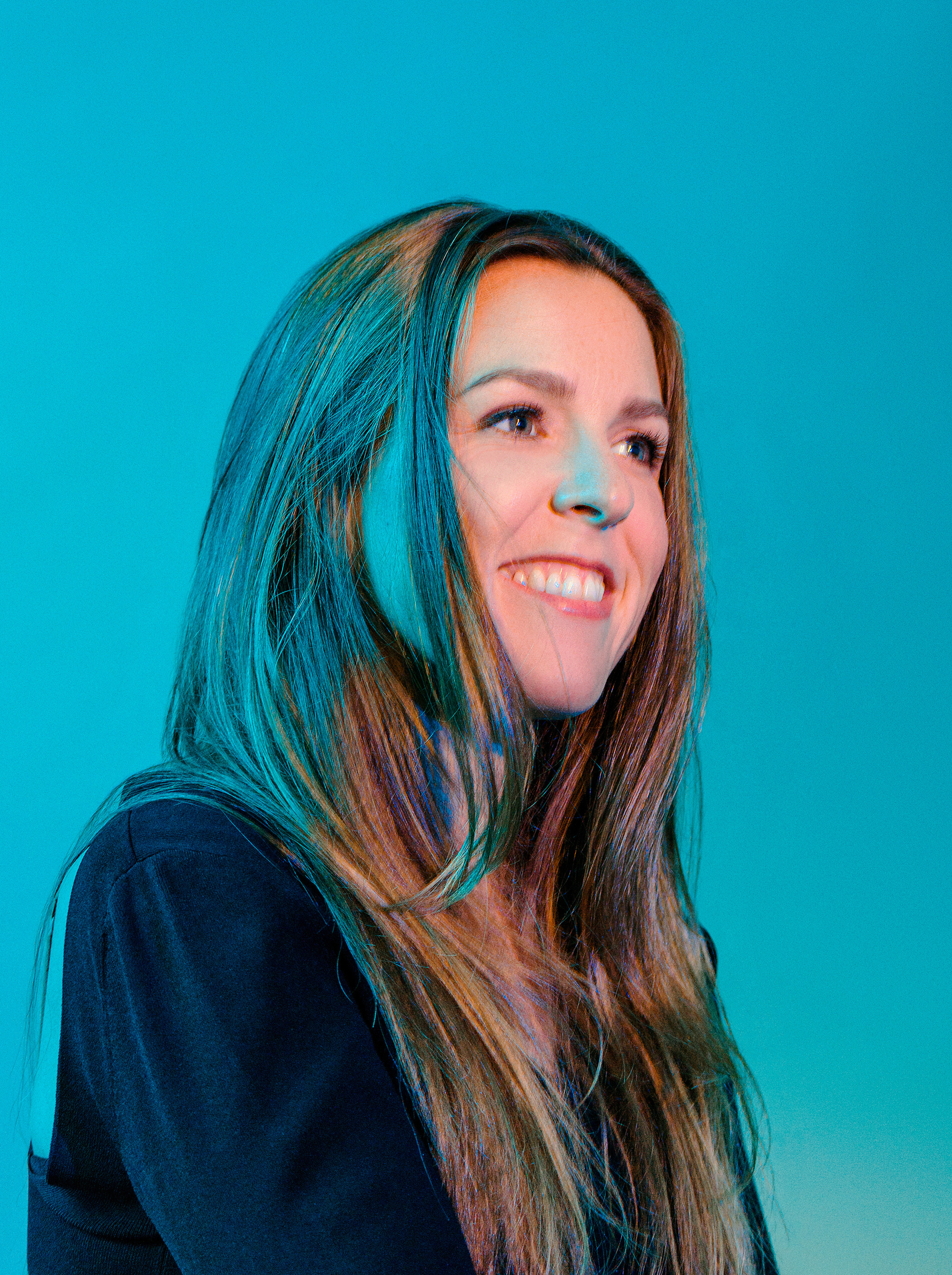 Caitlin Kelly, Founder; Make up by Kathy Zikas