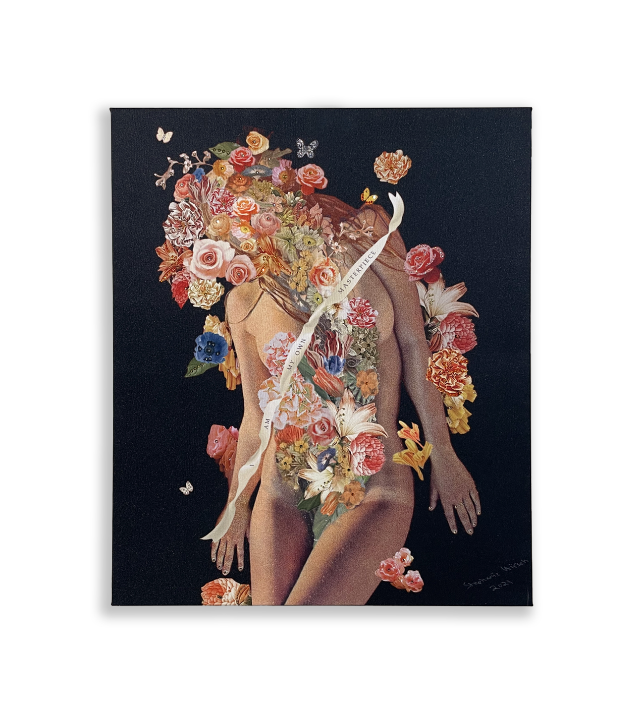 I Am My Own Masterpiece2021Mixed media26x22 Inches