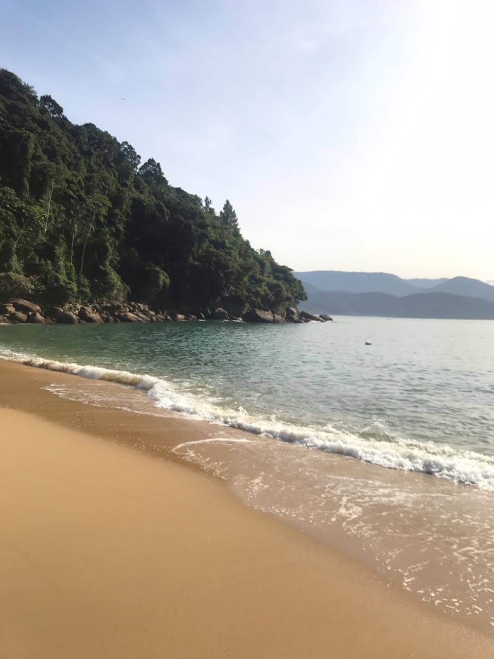 Empty beach near Paraty-Mirim Brazil