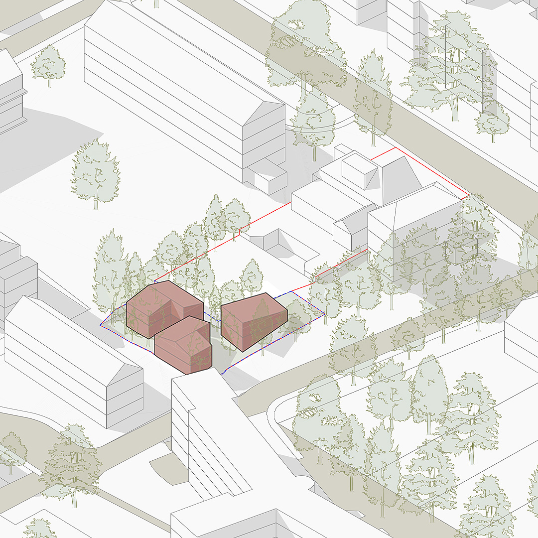 Three Houses, Camberwell