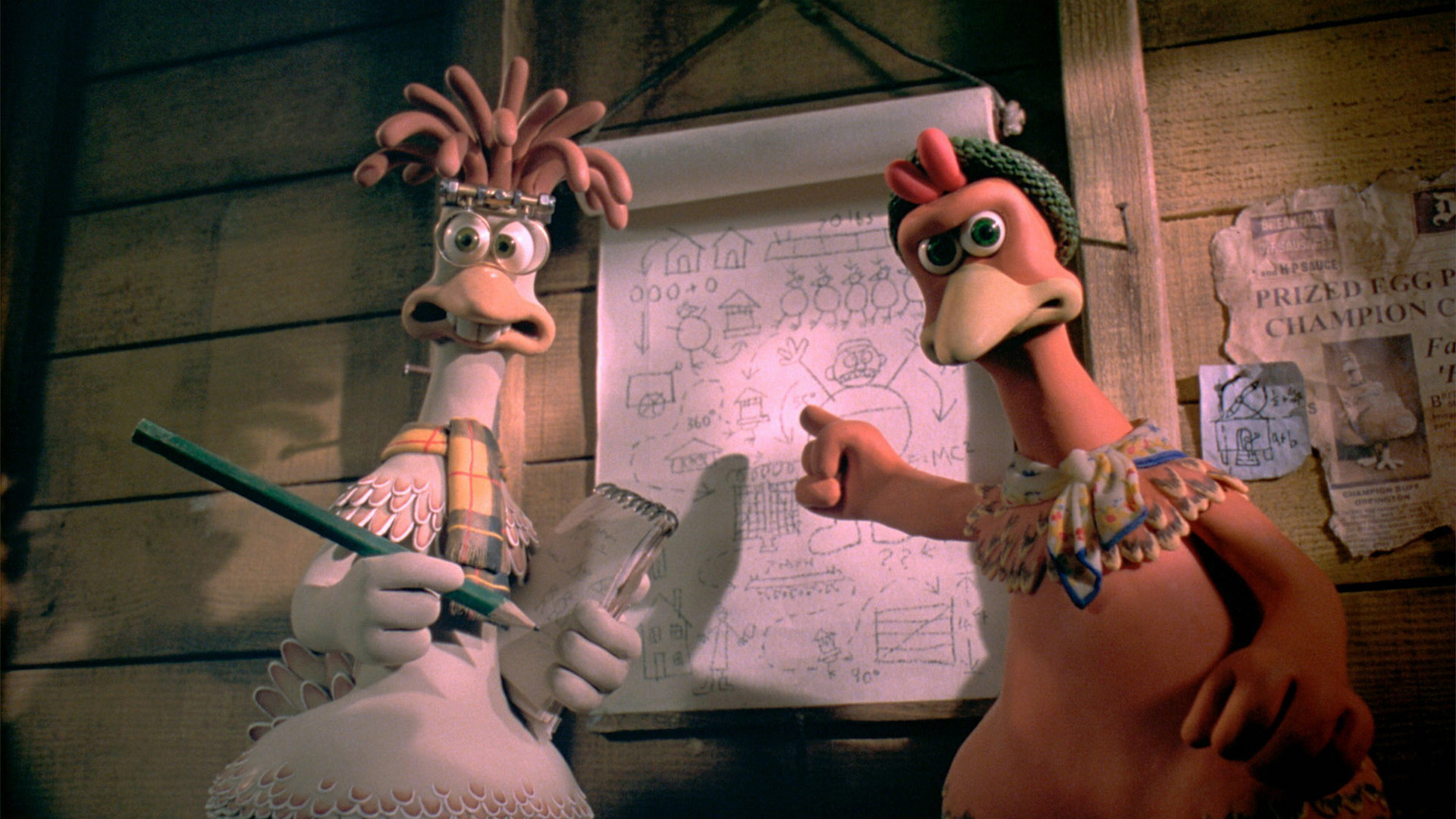 REFERENCE: © Chicken Run. Dir. Peter Lord and Nick Park. DreamWorks Animation, 2000. Film.
