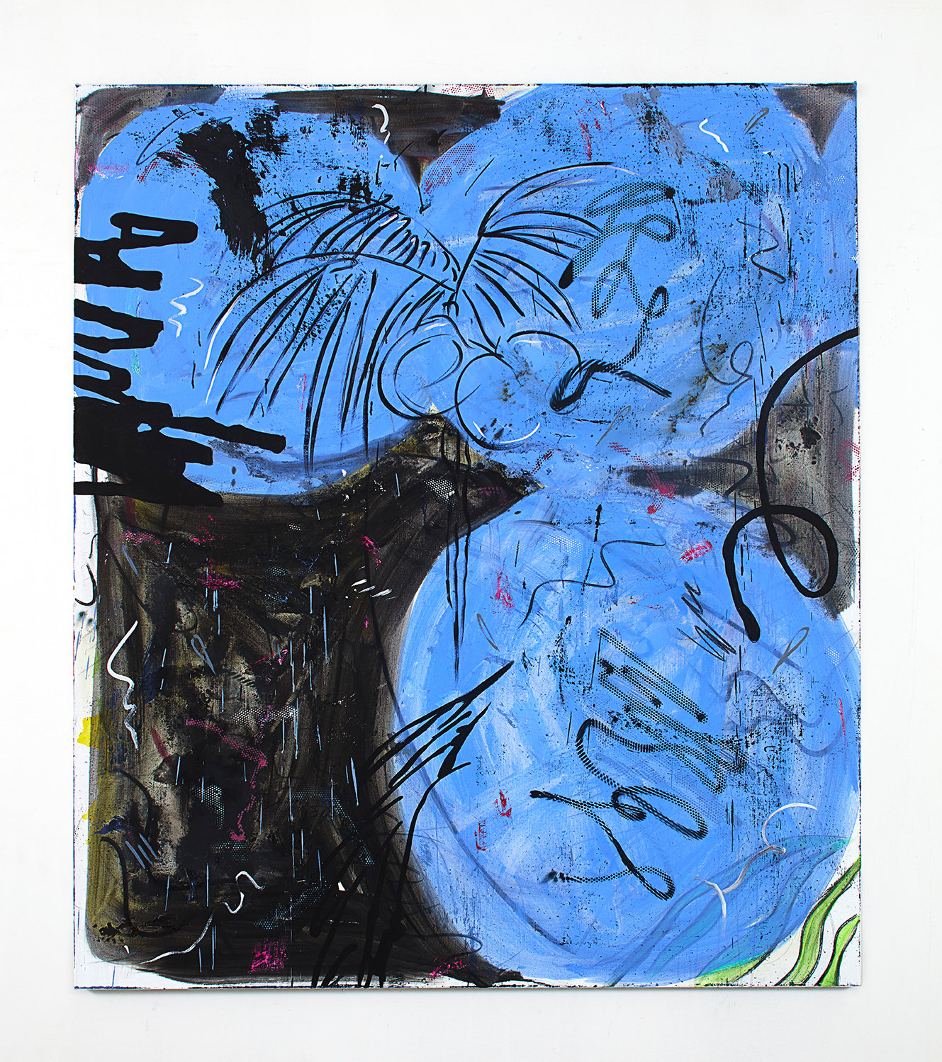 NIGHT TALK2017 195 x 170 cmOil on Canvas