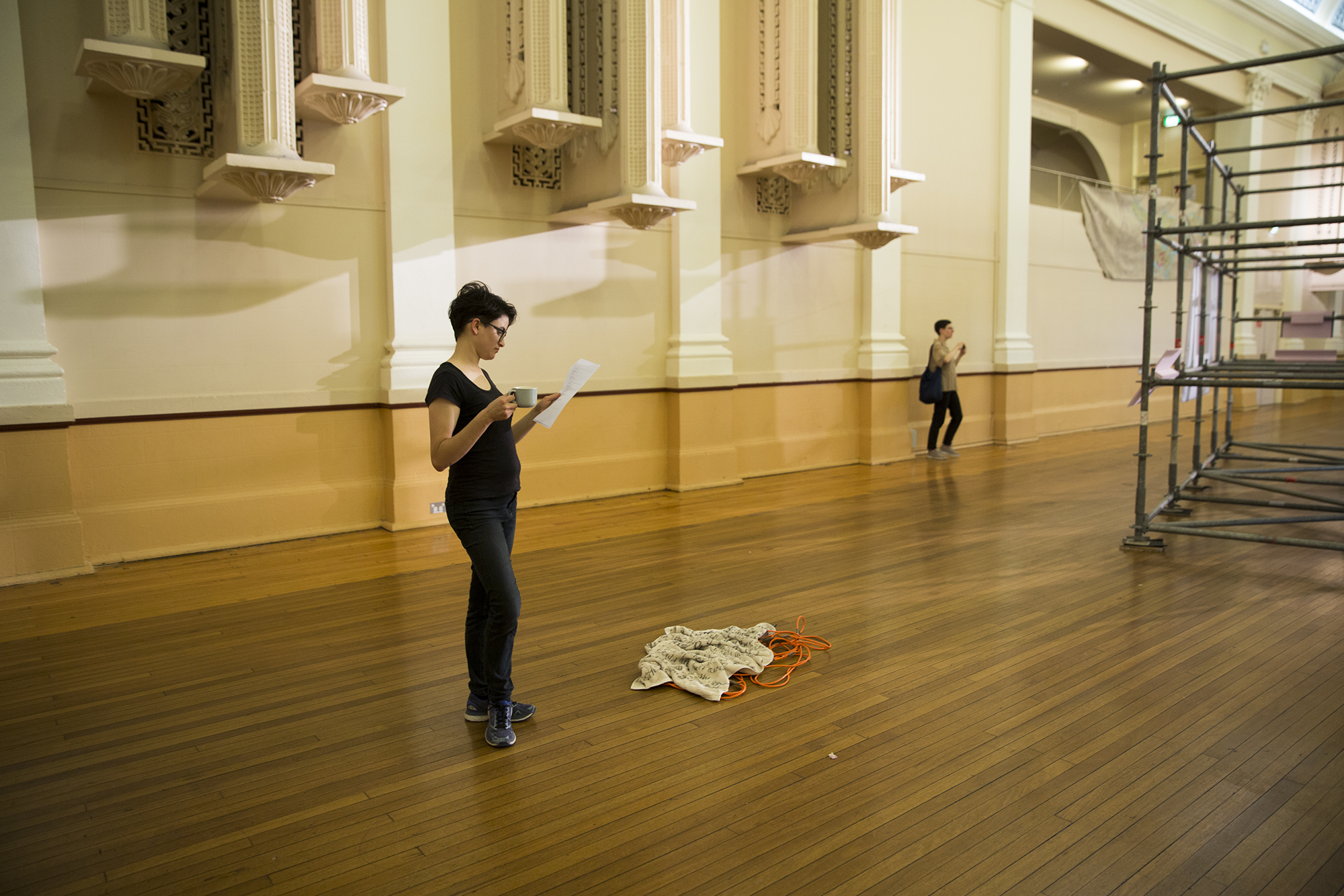 Inside installation view, Paddington Town Hall Sydney, 2017