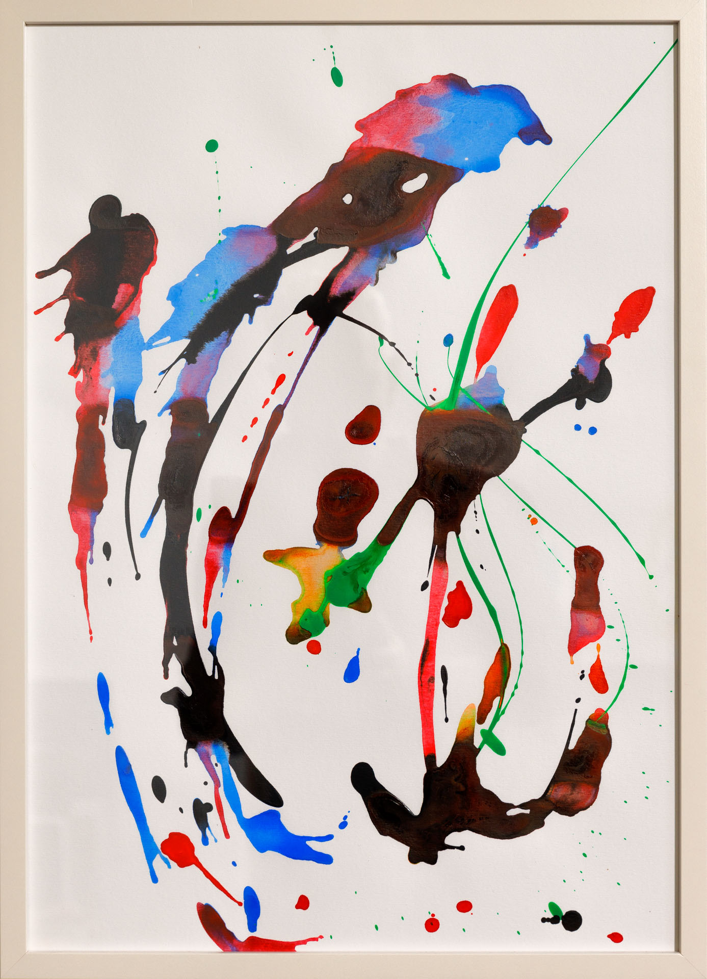 o. T.Acryl auf Papier,DIN A2