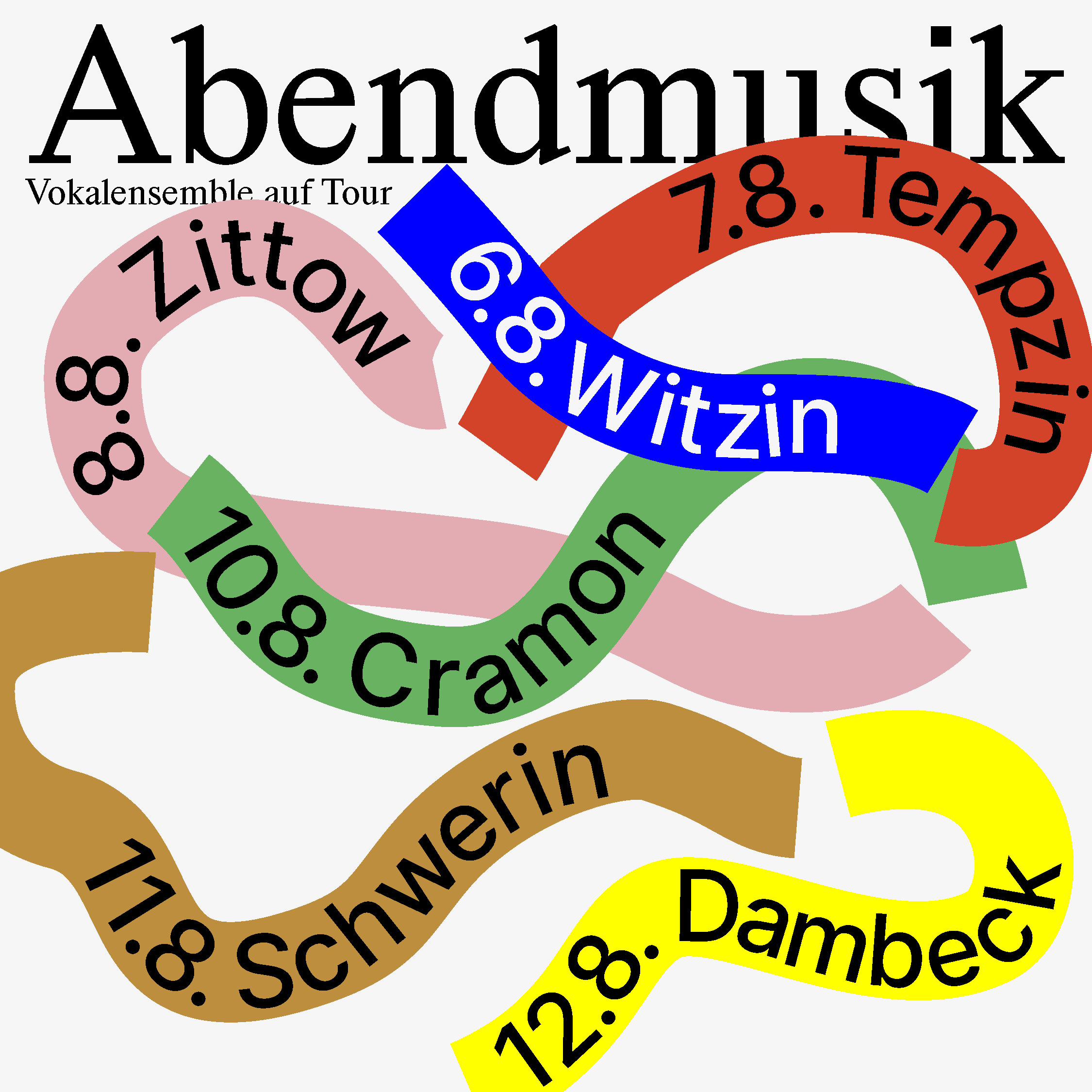 Poster and Social Media Assets for Vocal Ensemble