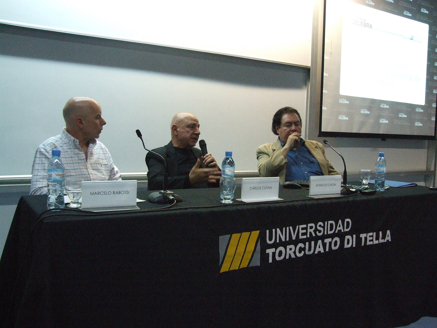 Marcelo Rabossi, Carlos Cutaia, Horacio Cagni