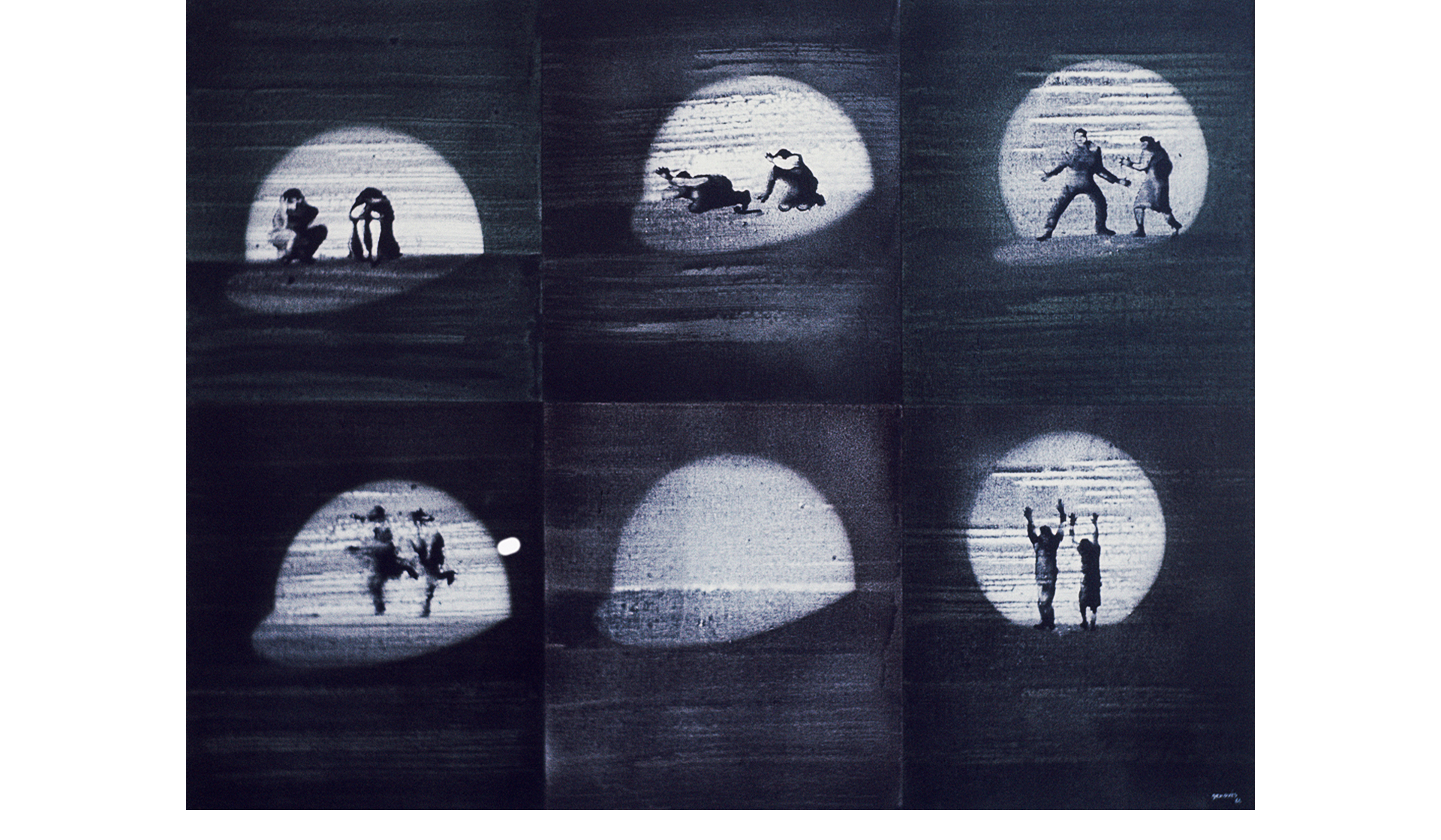 Correr la misma suerte, Juan Genovés, 1966