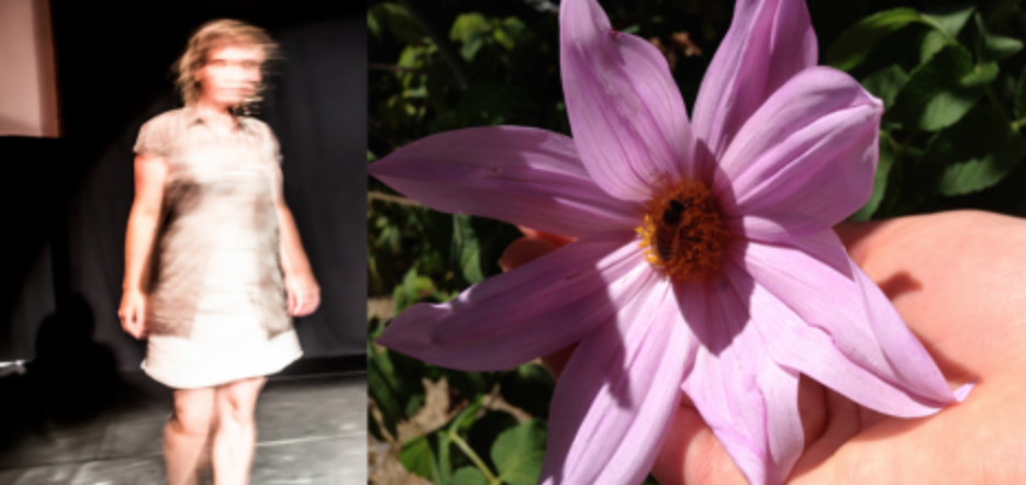 Dance Regeneration. Relay: Living Things Shine On (photo by Rachel Thoele); Relay Encounter with Brianna Skellie