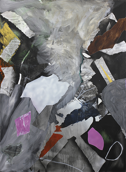 Untitled 5, 2013. Oil and acrylic on canvas 75 x 55 in