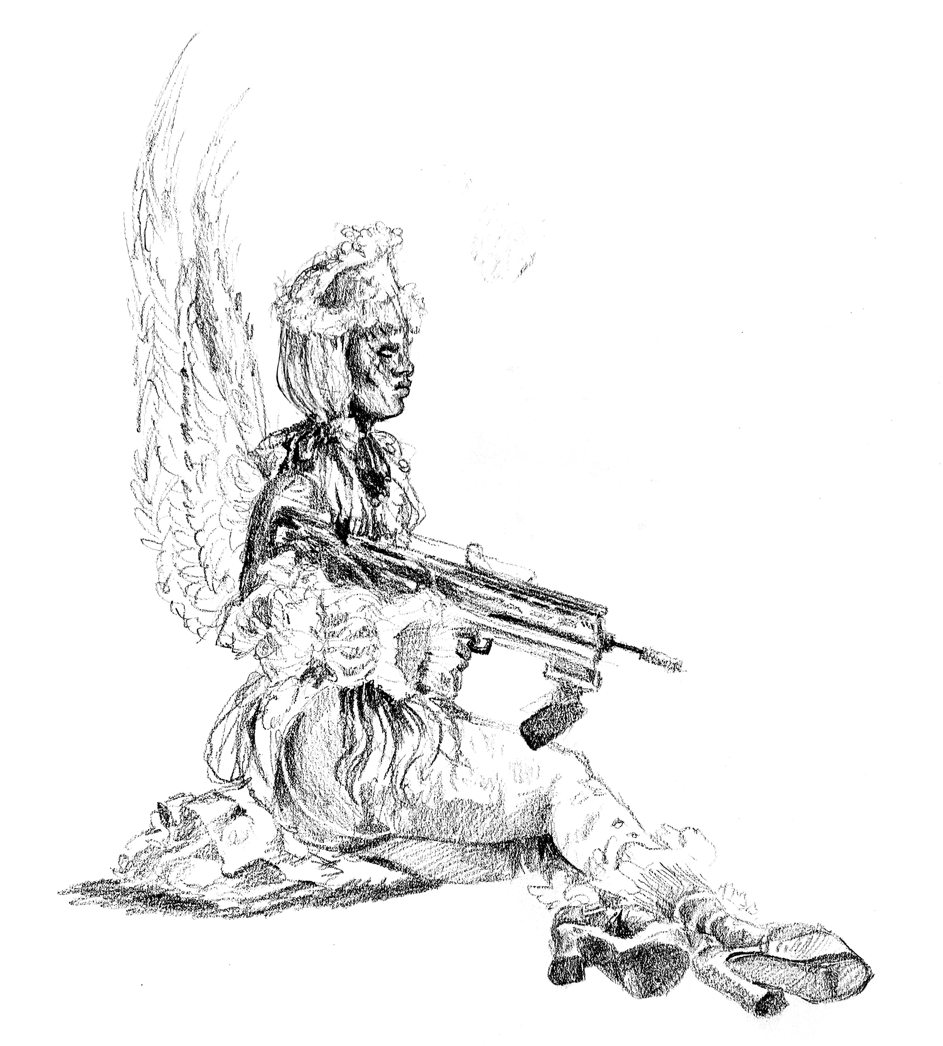 "Superchief Costumed Study"