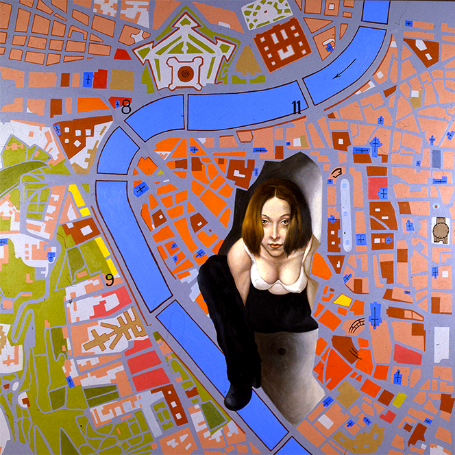  MUNDUS   2004 olio su tela cm 190x190