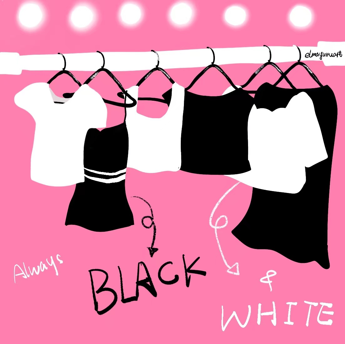 My diary-21 Mar. 2023-Clothes adjustments today, just found out my clothes are either black or white