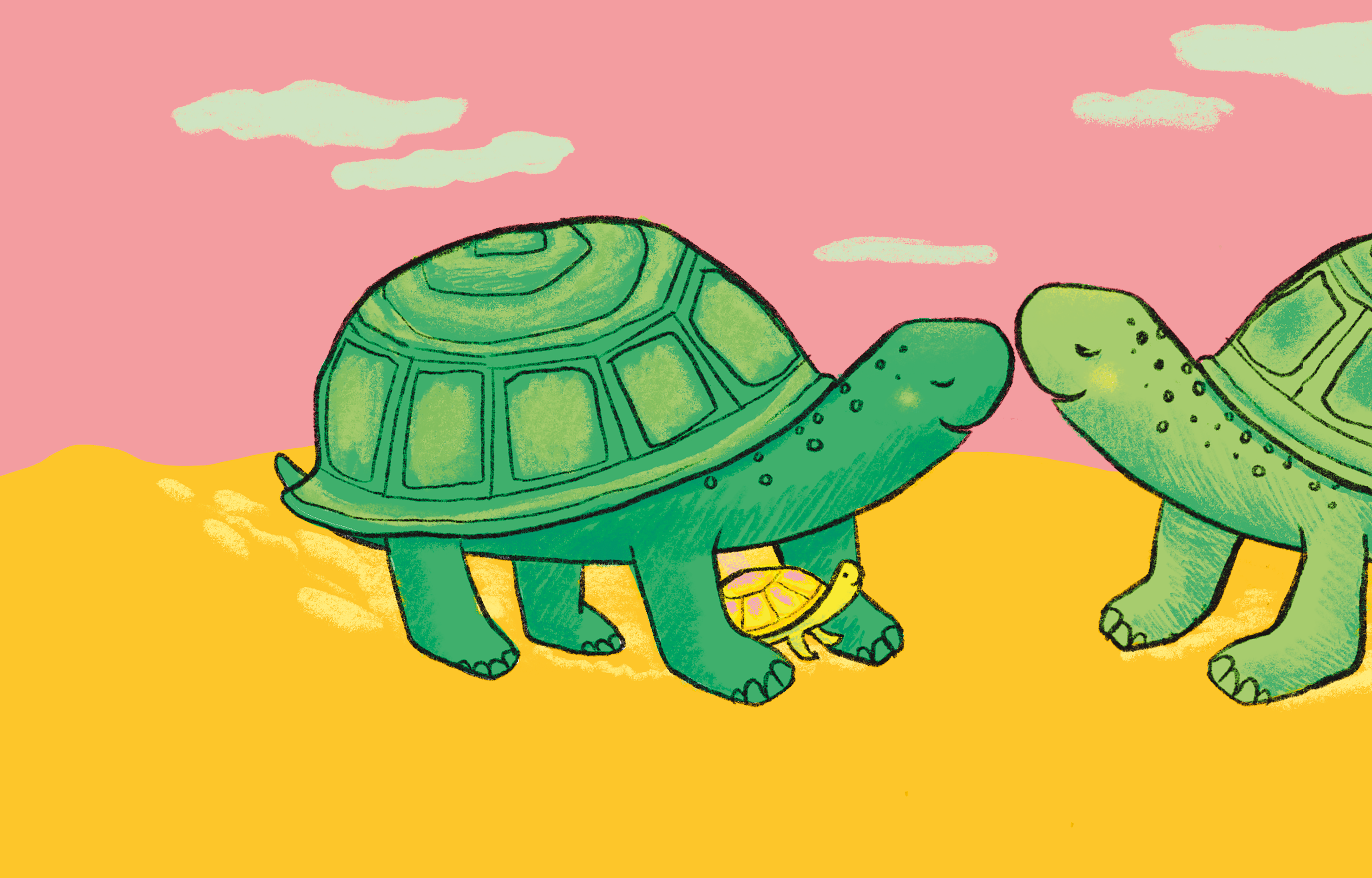 Schildkrötenfamilie