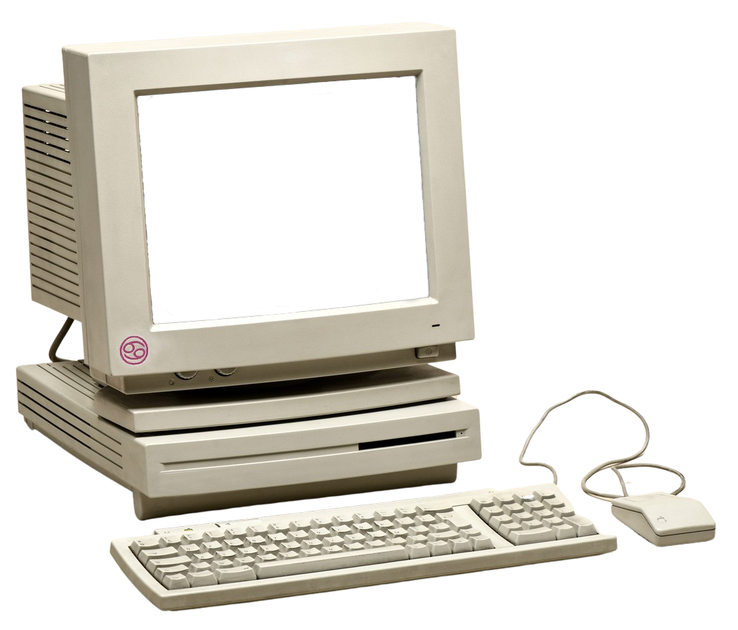 image of a vintage computer
