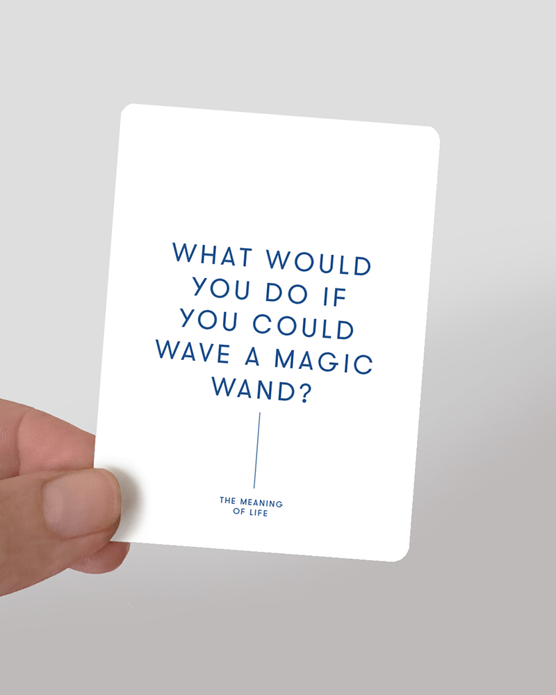 Design Meaning of Life cards