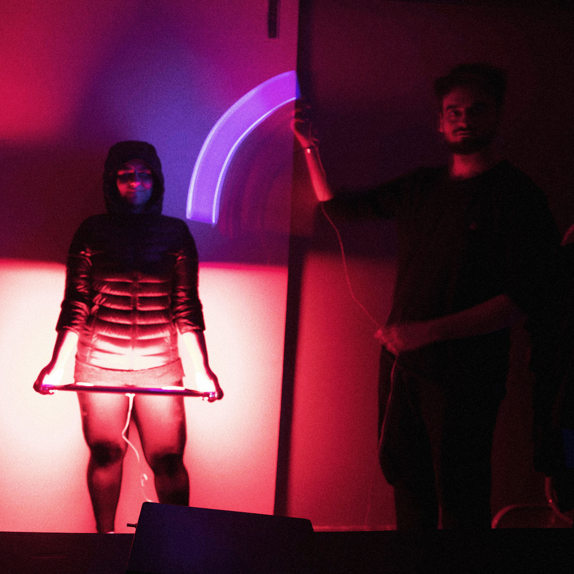 Fig.57. Experiments with light. 2016. (with Camilla Mattos)