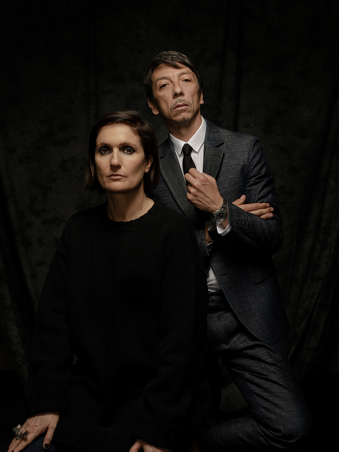 Maria Grazia Chiuri and Pierpaolo Piccioli