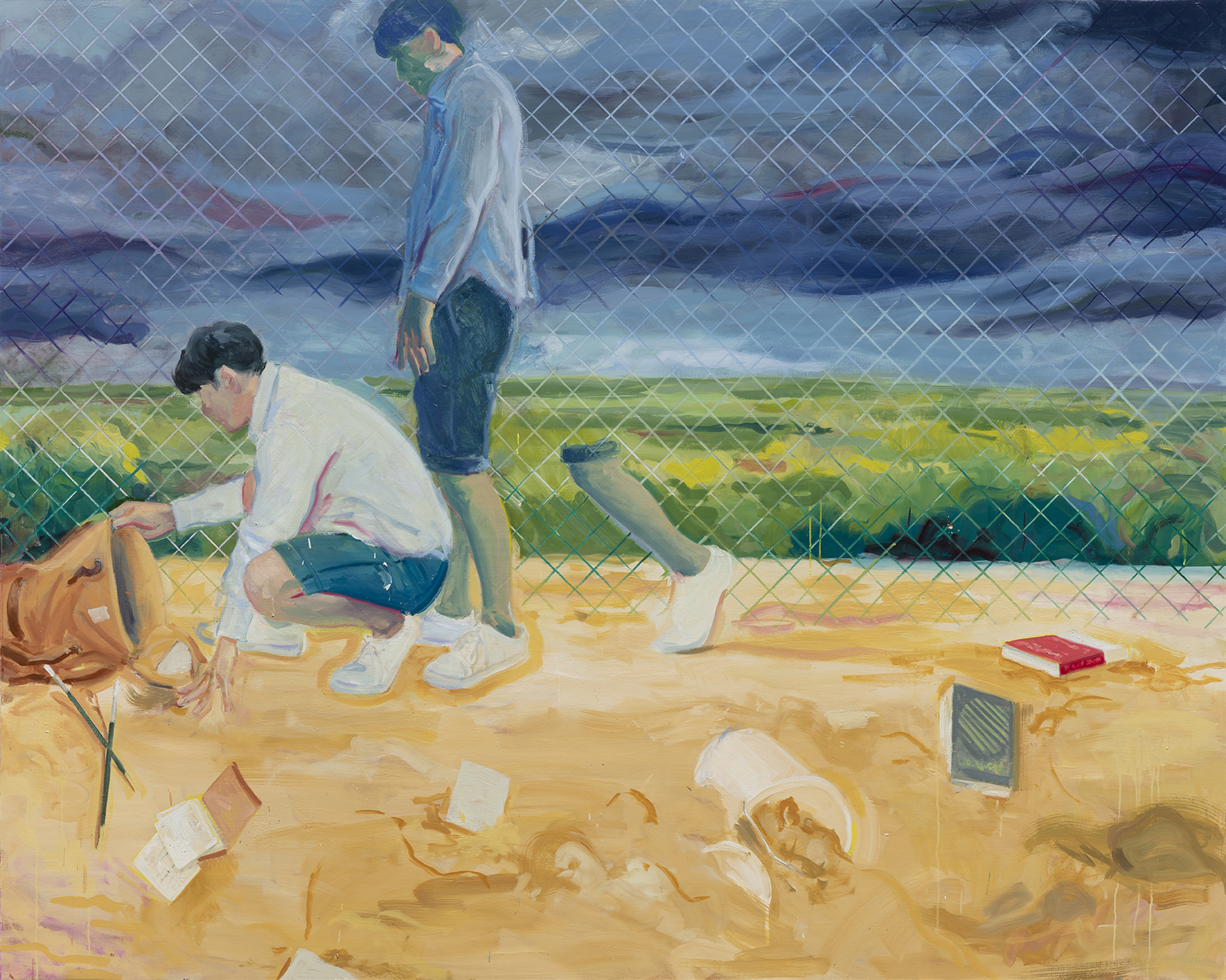 In the Russia, 2020, oil on canvas, 182×227cm