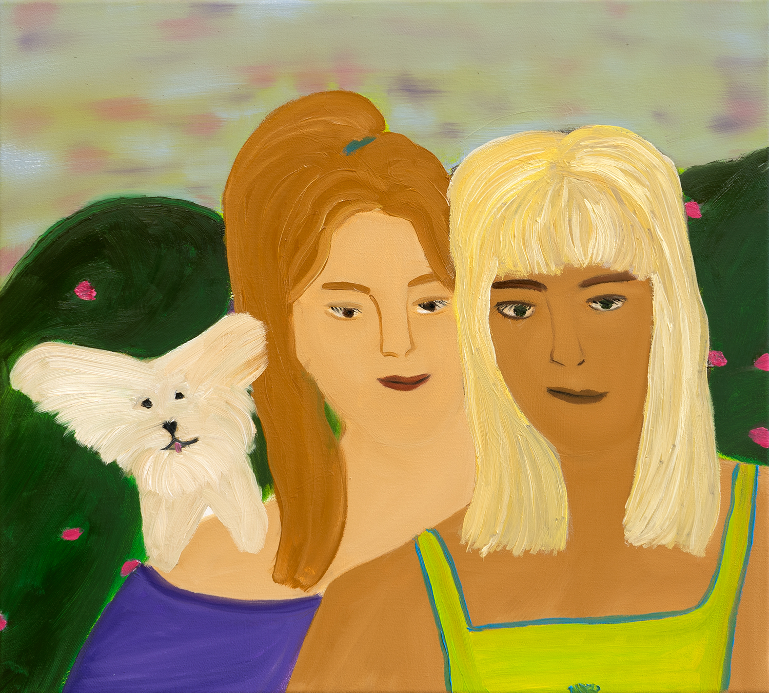 The secret Garden, Oil on Canvas, 45 x 50 cm, 2024