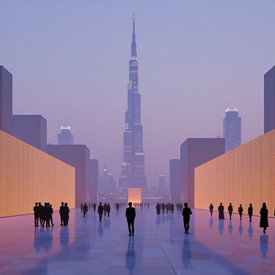 MUSTQBL &times; FLORA  Media Art