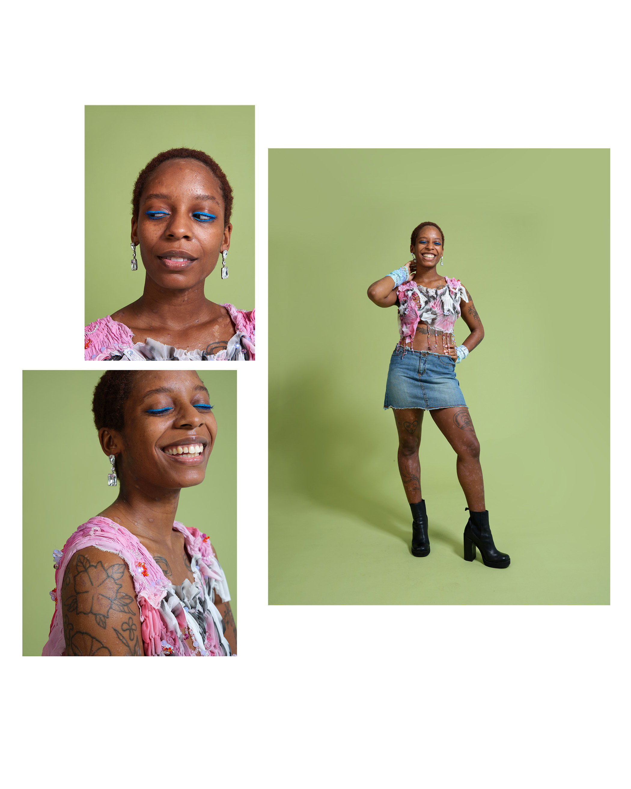 Skin Beauty Stock Photos with Jade;  Photographed by Audrey Melton; Styled by Isaiah Dorty;  Makeup by Tomoyo Shionome for South James Agency;  Hair by Yu Nakata for 87artists;  Location: Rein Studios; Produced alongside Yuki Mizuma