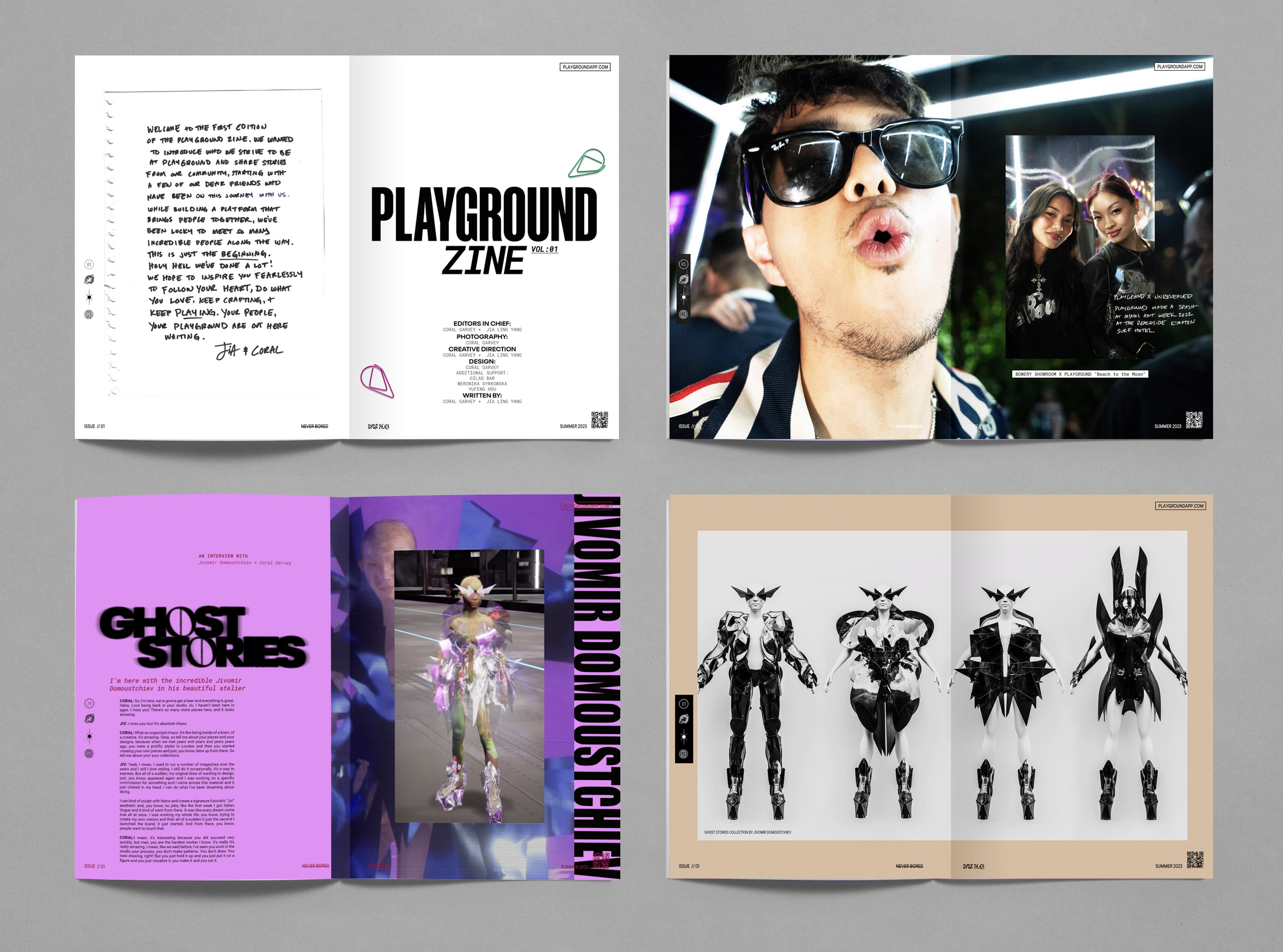 ↑↑↑THE PLAYGROUND ZINE↑↑↑ — CoralGarveyWork2024