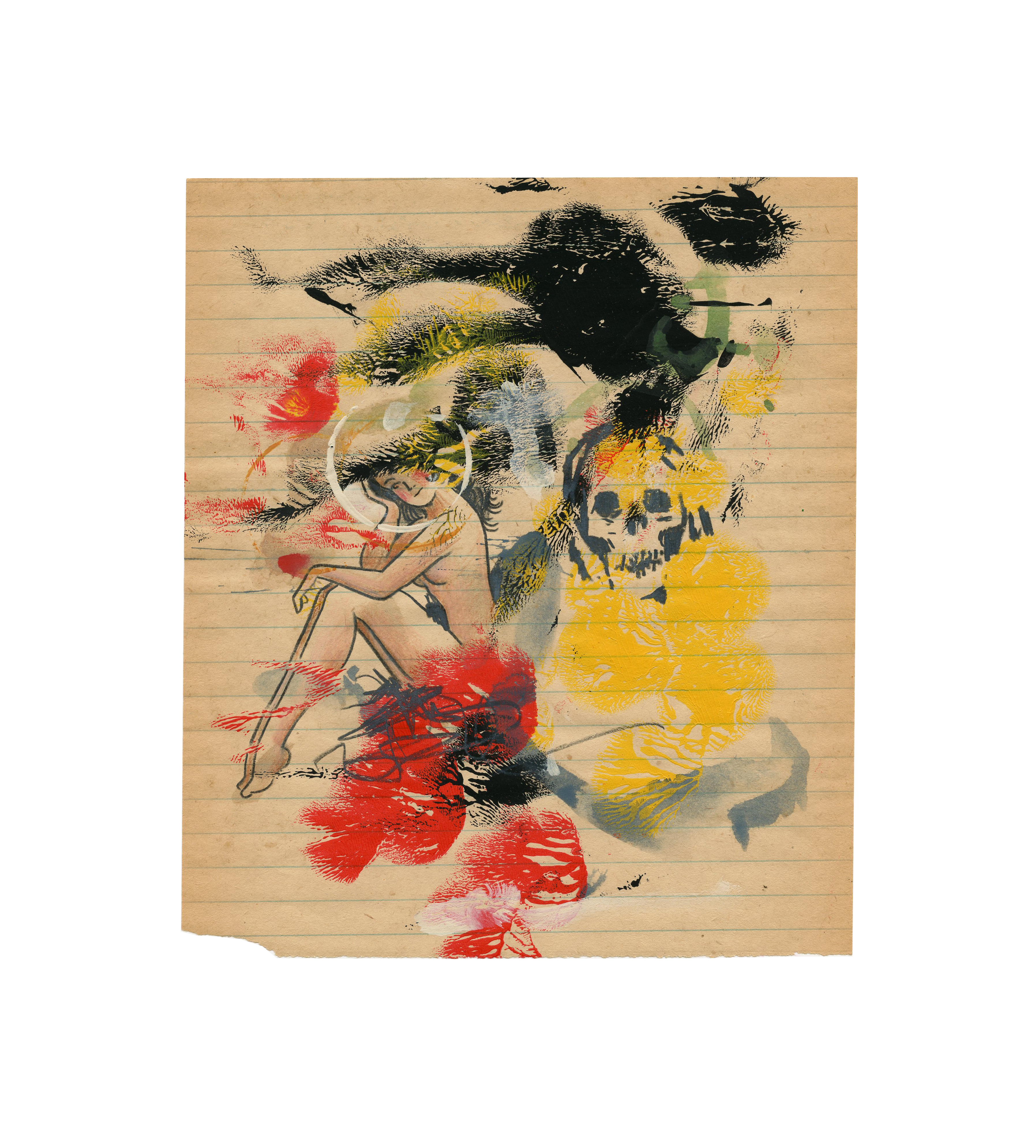 Keep Me There,&nbsp;2021 8 x 9 in (20.32 x 22.86 cm)🔴