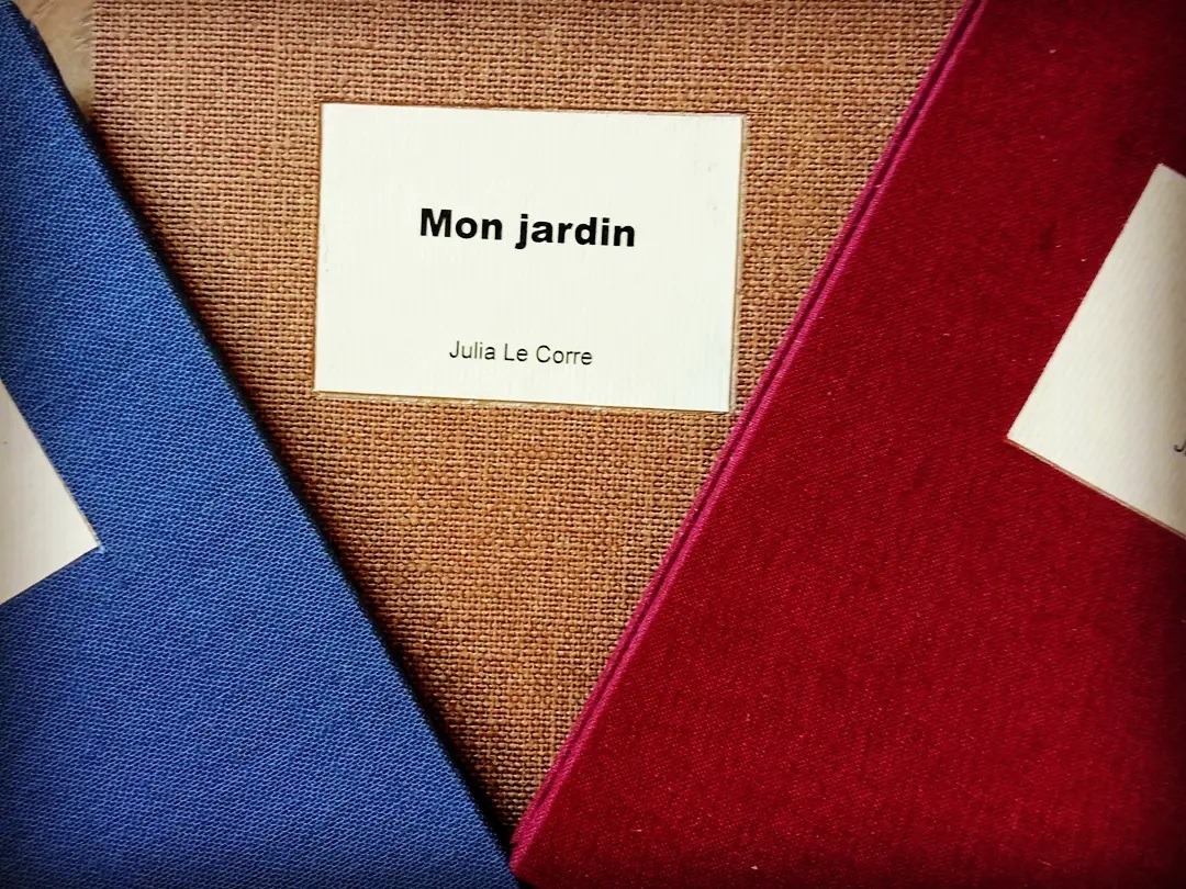 Mon jardin, 2021, livre en accordéon