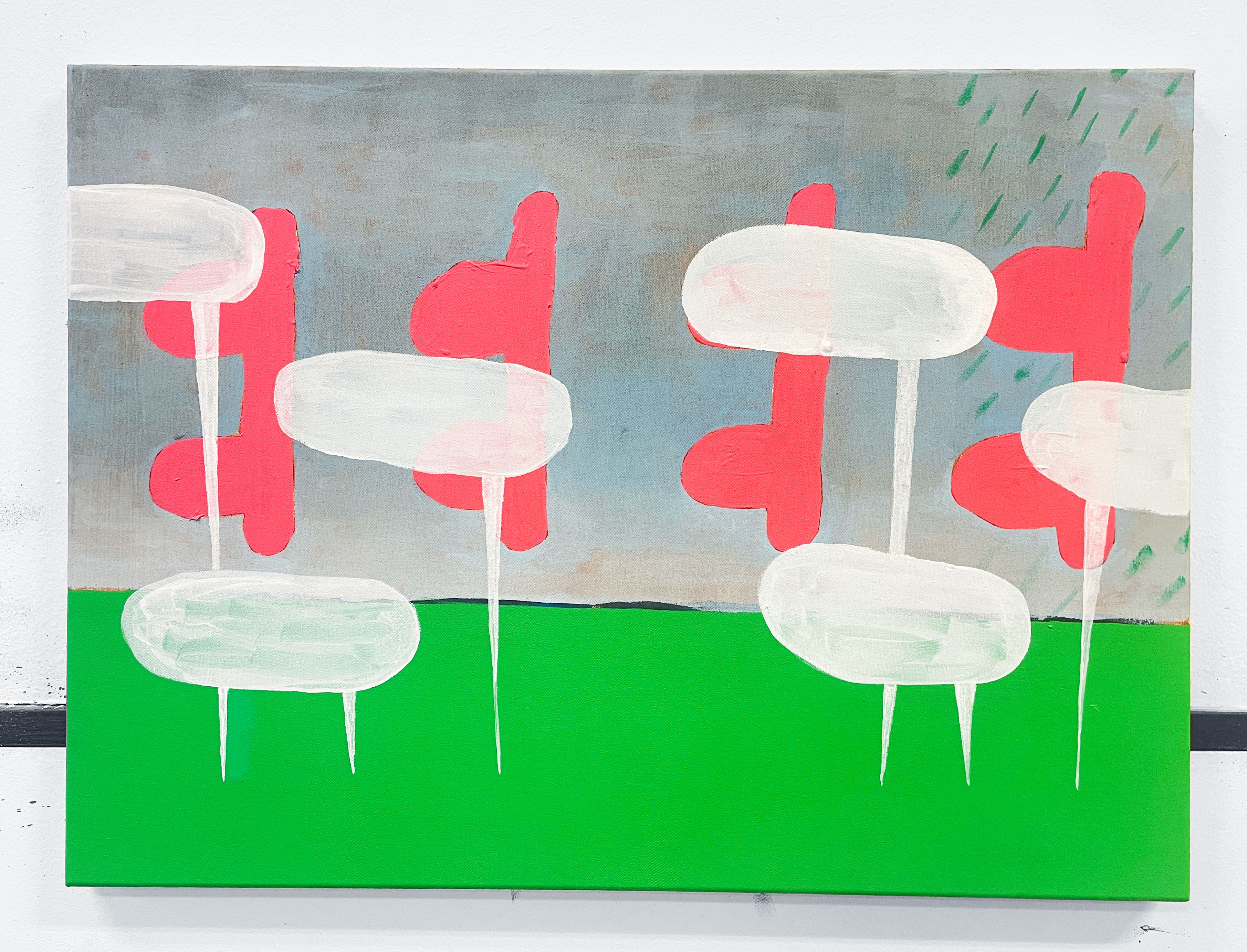 The Birds Are talking/ Acrylics on canvas