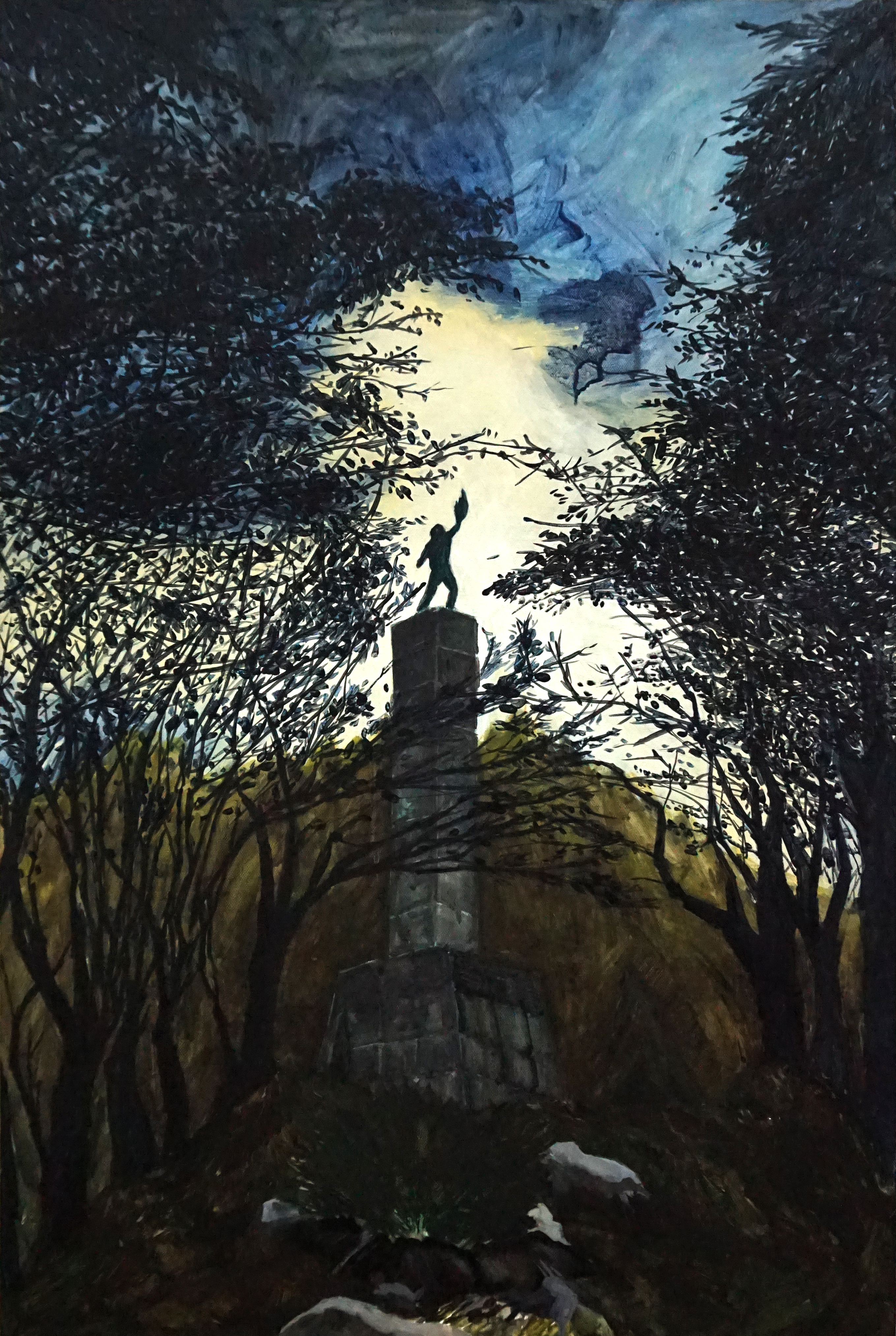 작은 기록 A small record_acrylic on canvas_80x43cm_2017