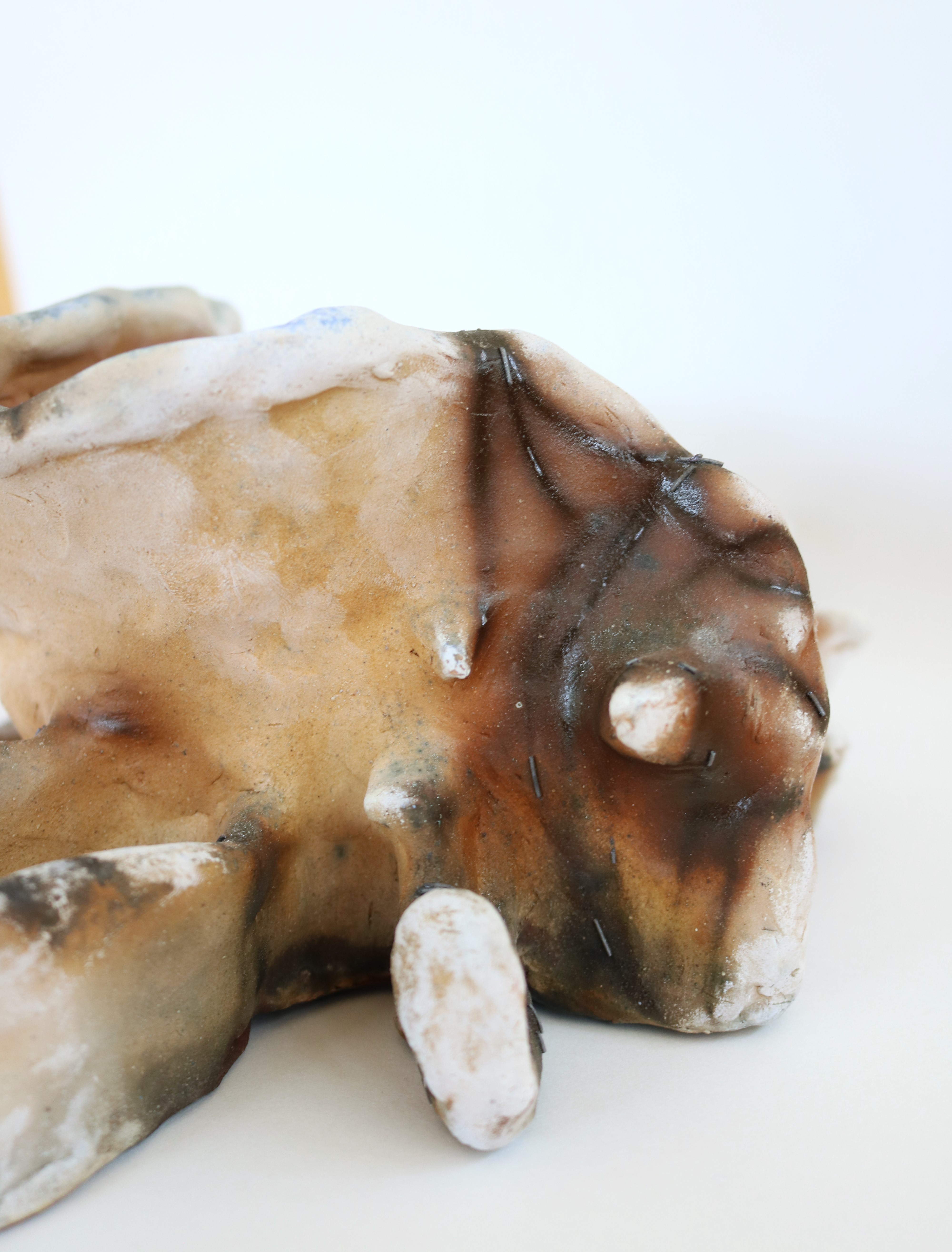 buried bones, saggar fire, 2022