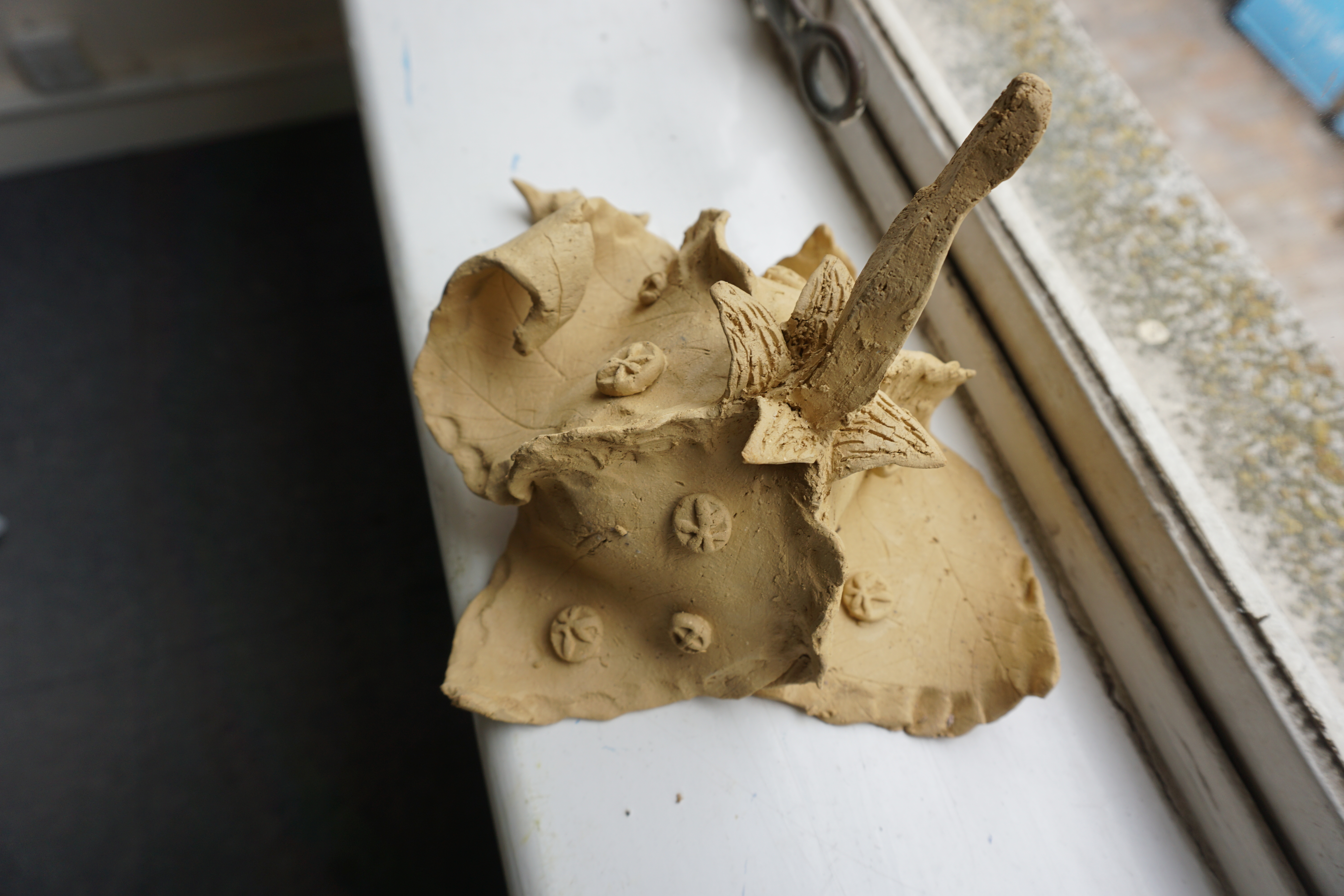 'Pixie Hat - Perchance to be Pixie-Led', Devon clay, 2023