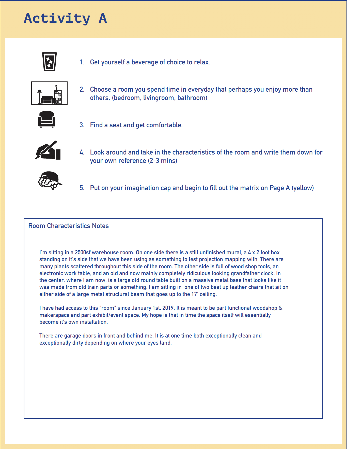 Cultural Probe Worksheet