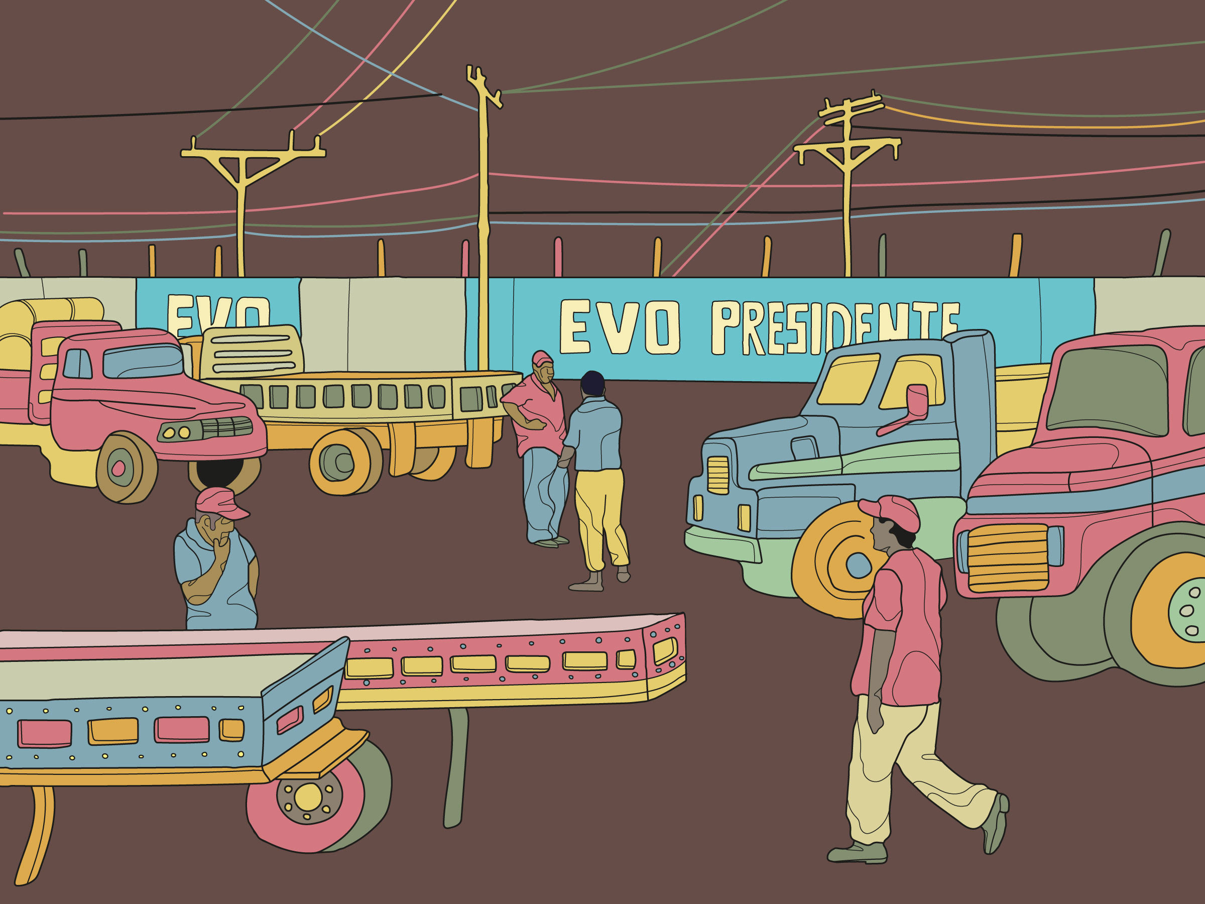 Von Busfahrten und Trucks im Nirgendwo | Of bus journeys and trucks in the middle of nowhere