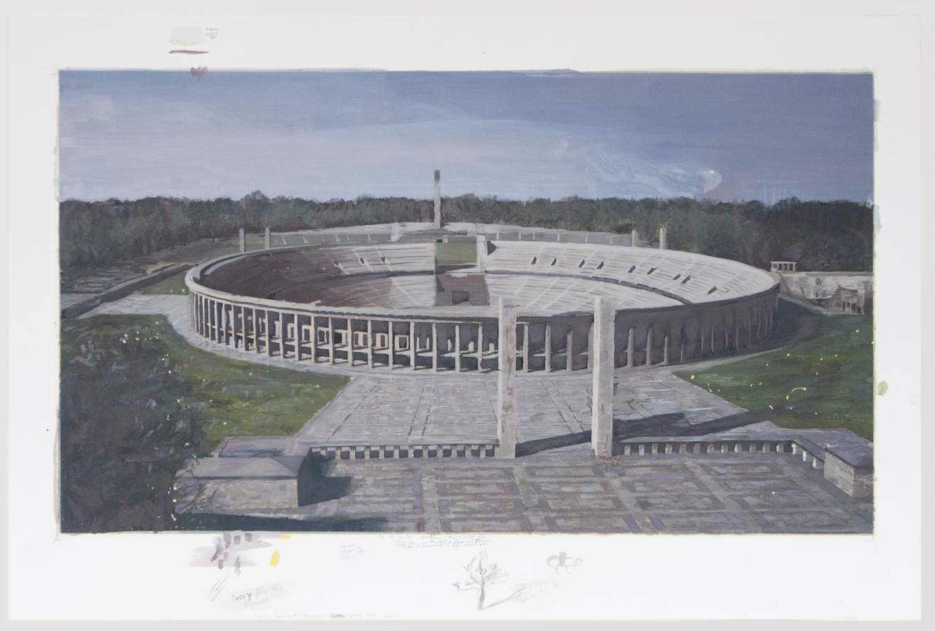 A Collage Of Olympic Stadium