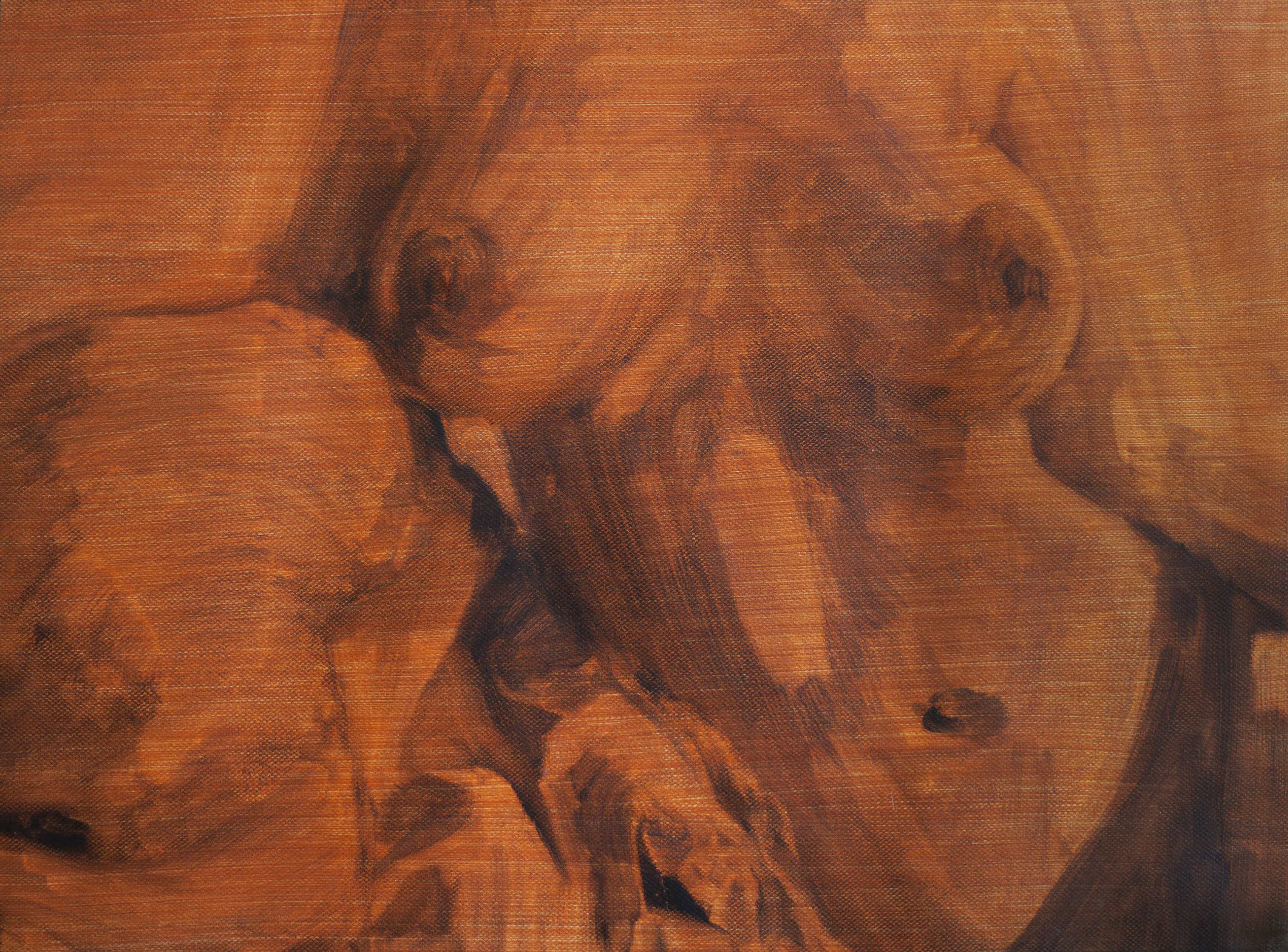 Love Letters Serie #3, 2018, huile sur toile, 39x30cm