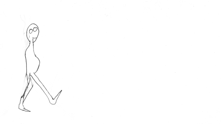 Walk cycle created by Ben Claytor