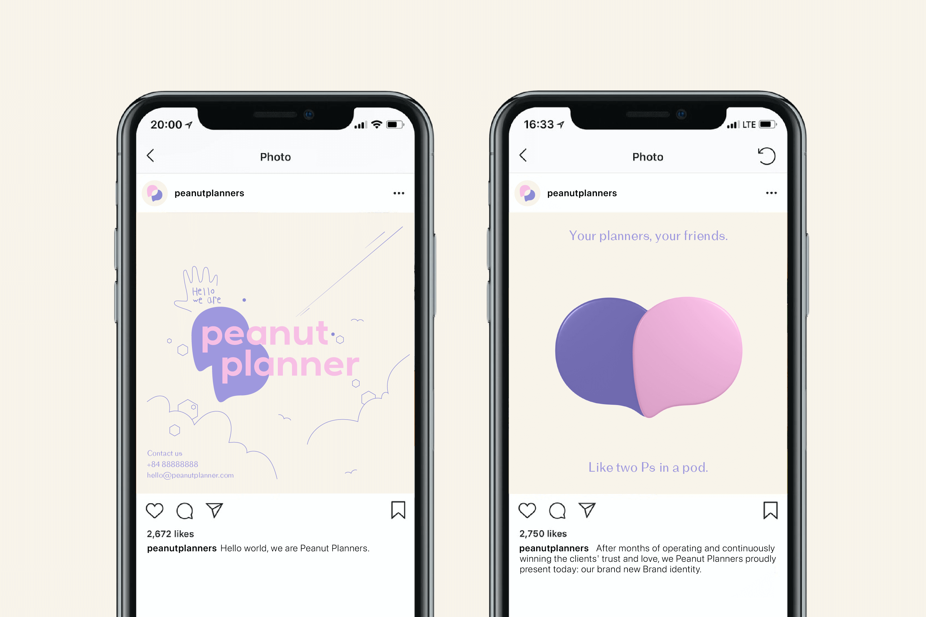 Peanut Planners - Wedding Planner - Brand Identity - Vietnamese Brand Designer