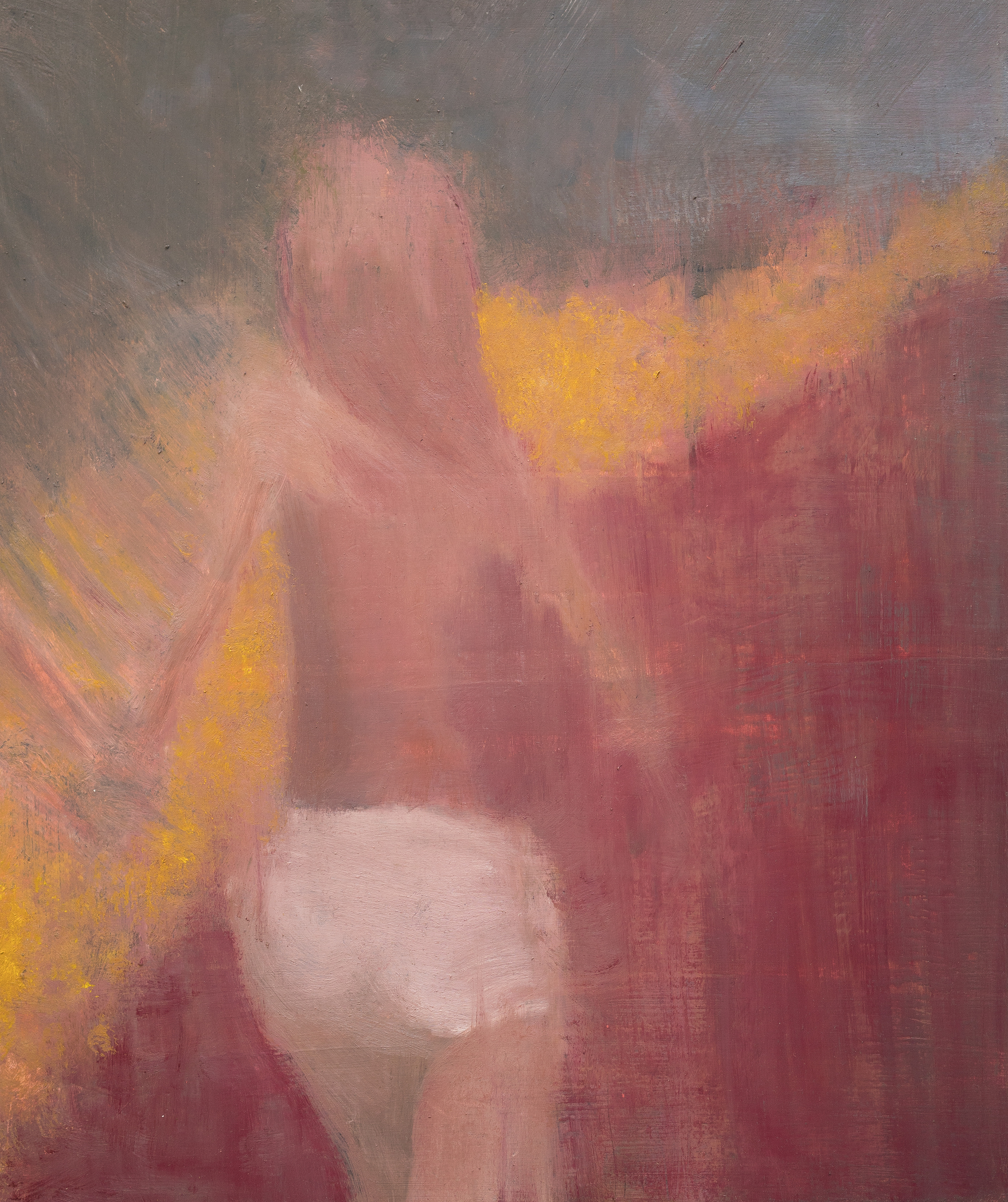 "The Way", Oil and Wax on Canvas, 14 x 11"